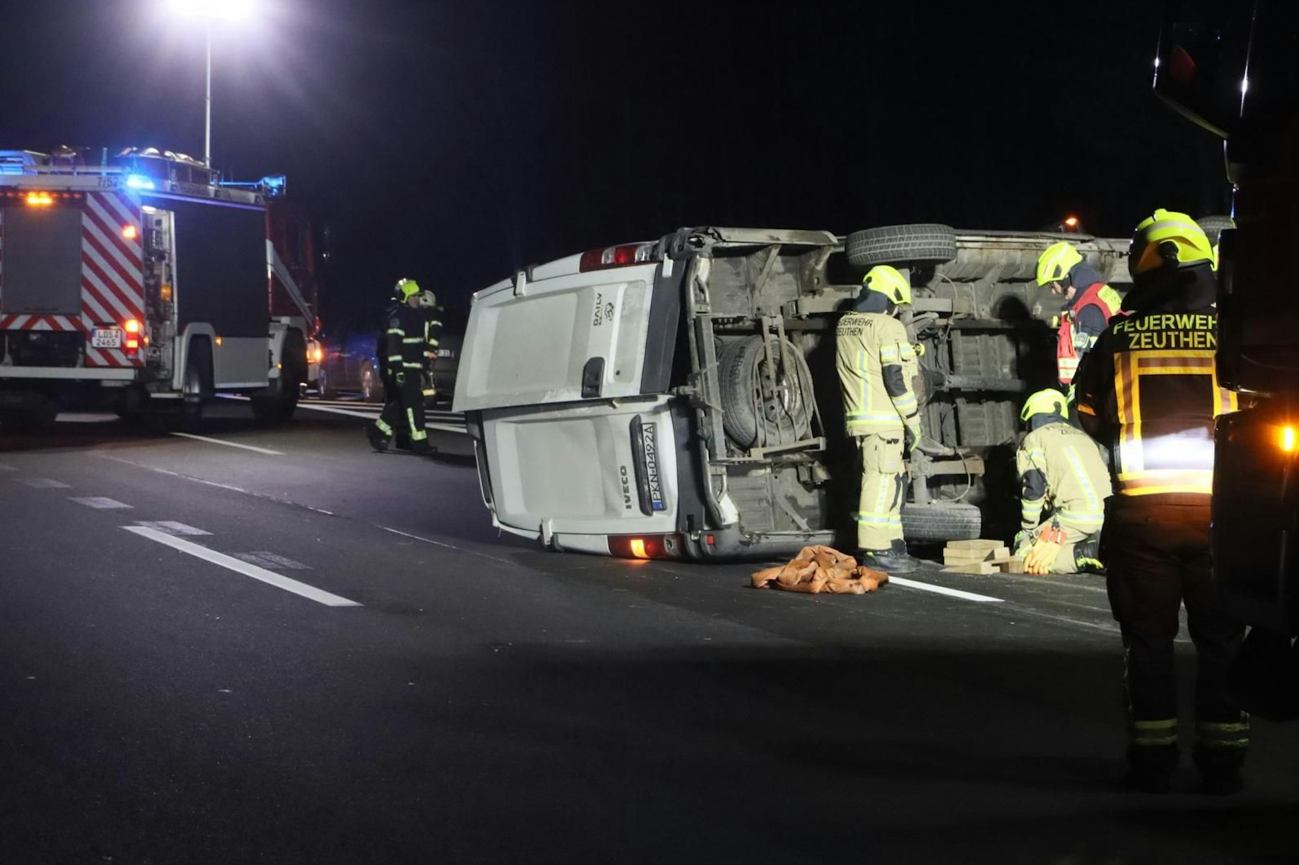 Bei diesem Unfall hatten die Fahrzeuginsassen Glück im Unglück.