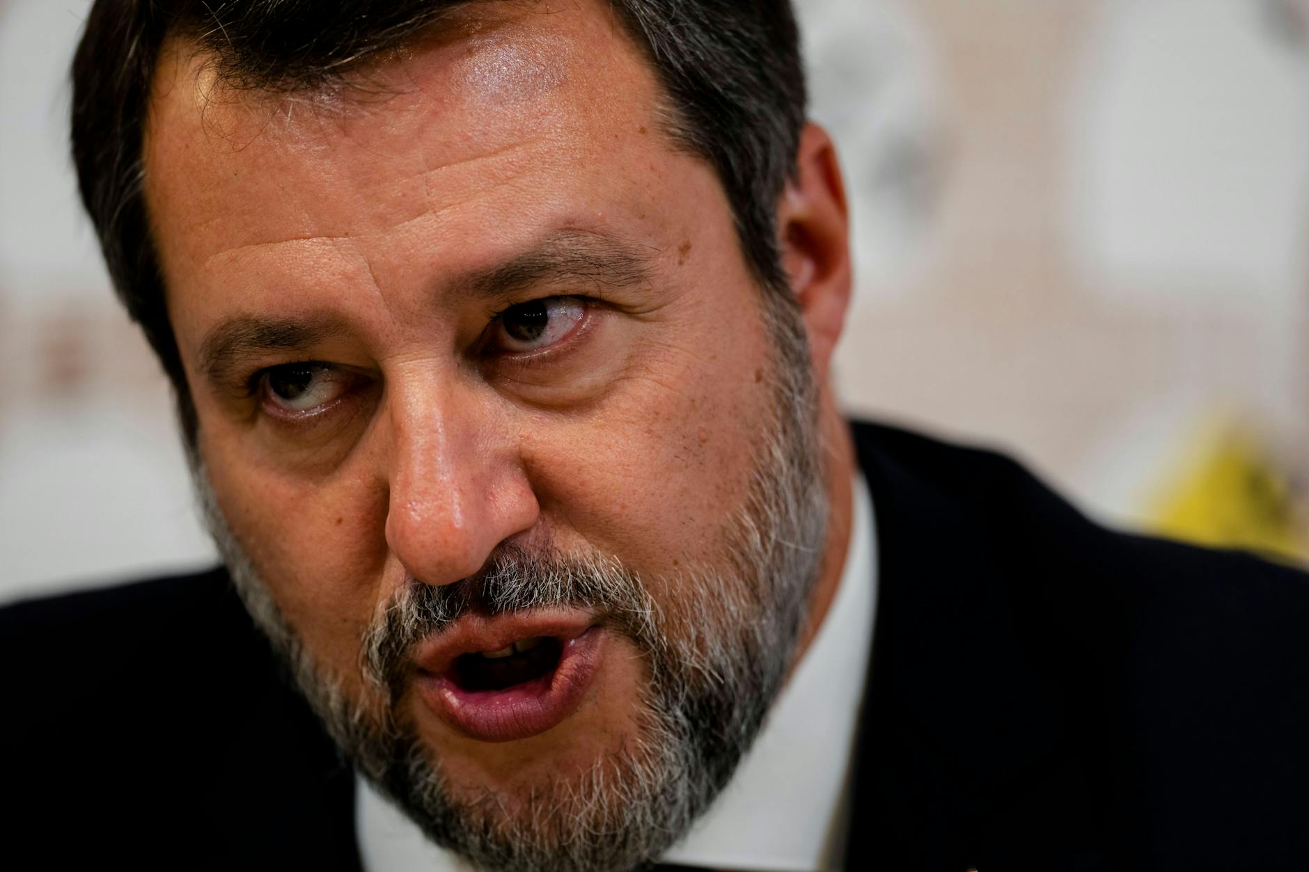 Italiens Infrastrukturminister Matteo Salvini