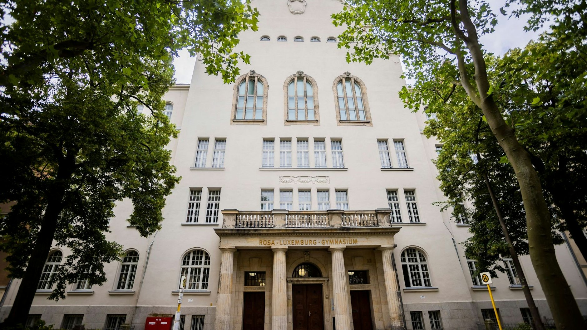 Das Rosa-Luxemburg-Gymnasium in Berlin-Pankow bekommt einen Erweiterungsbau.