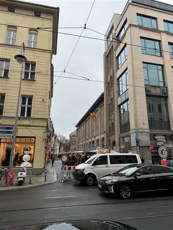 Weihnachtsmarkt Sophienstraße in Berlin.