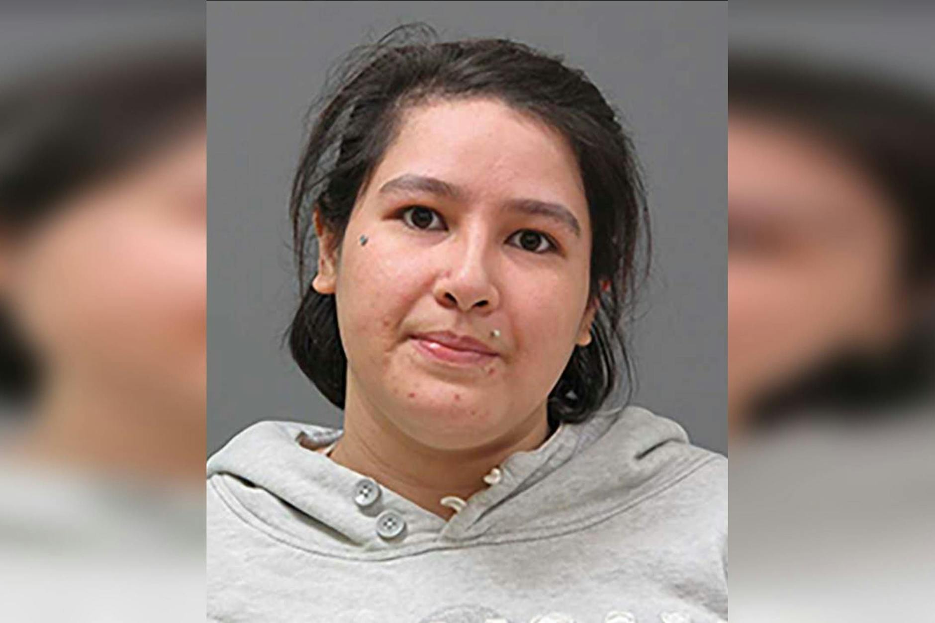 Autodiebin und Tagebuch-Schreiberin Vanessa Guerra nach ihrer Verhaftung durch de Polizei.