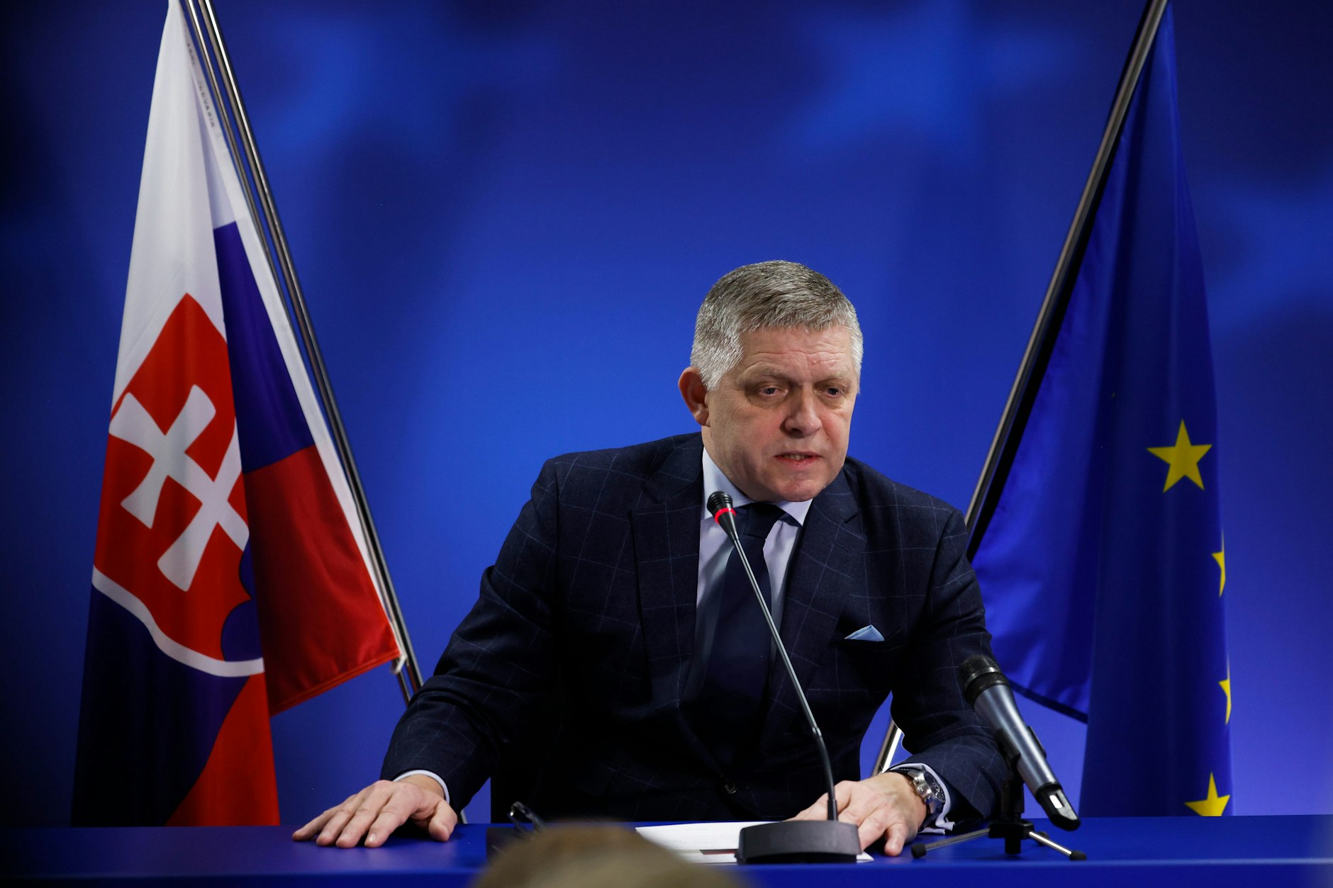 Der slowakische Ministerpräsident Robert Fico berichtet von brisanten Details während des EU-Gipfels in Brüssel.