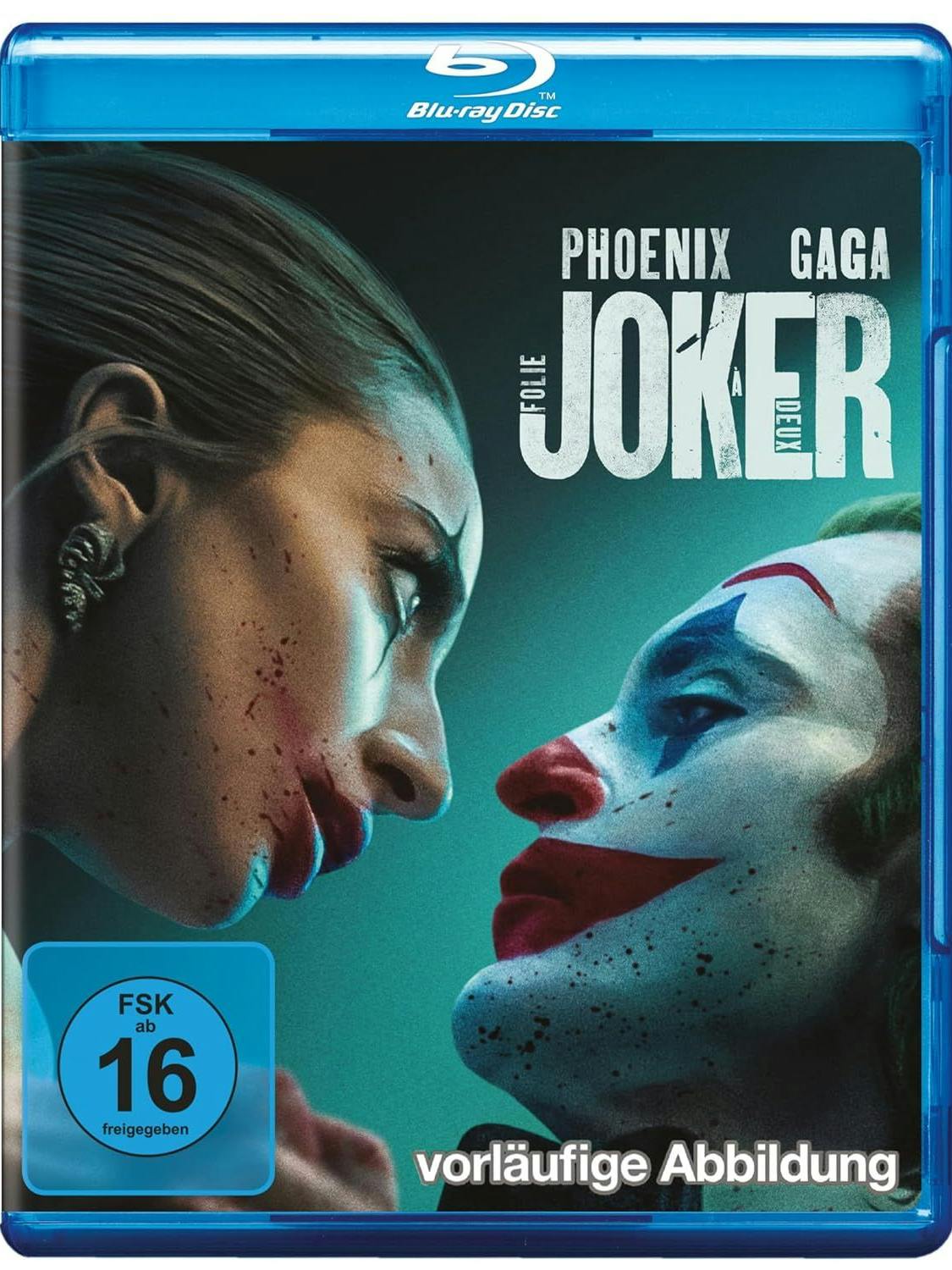 Die Blu-ray mit dem Film „Joker: Folie à deux“ mit Joaquin Phoenix und Lady Gaga