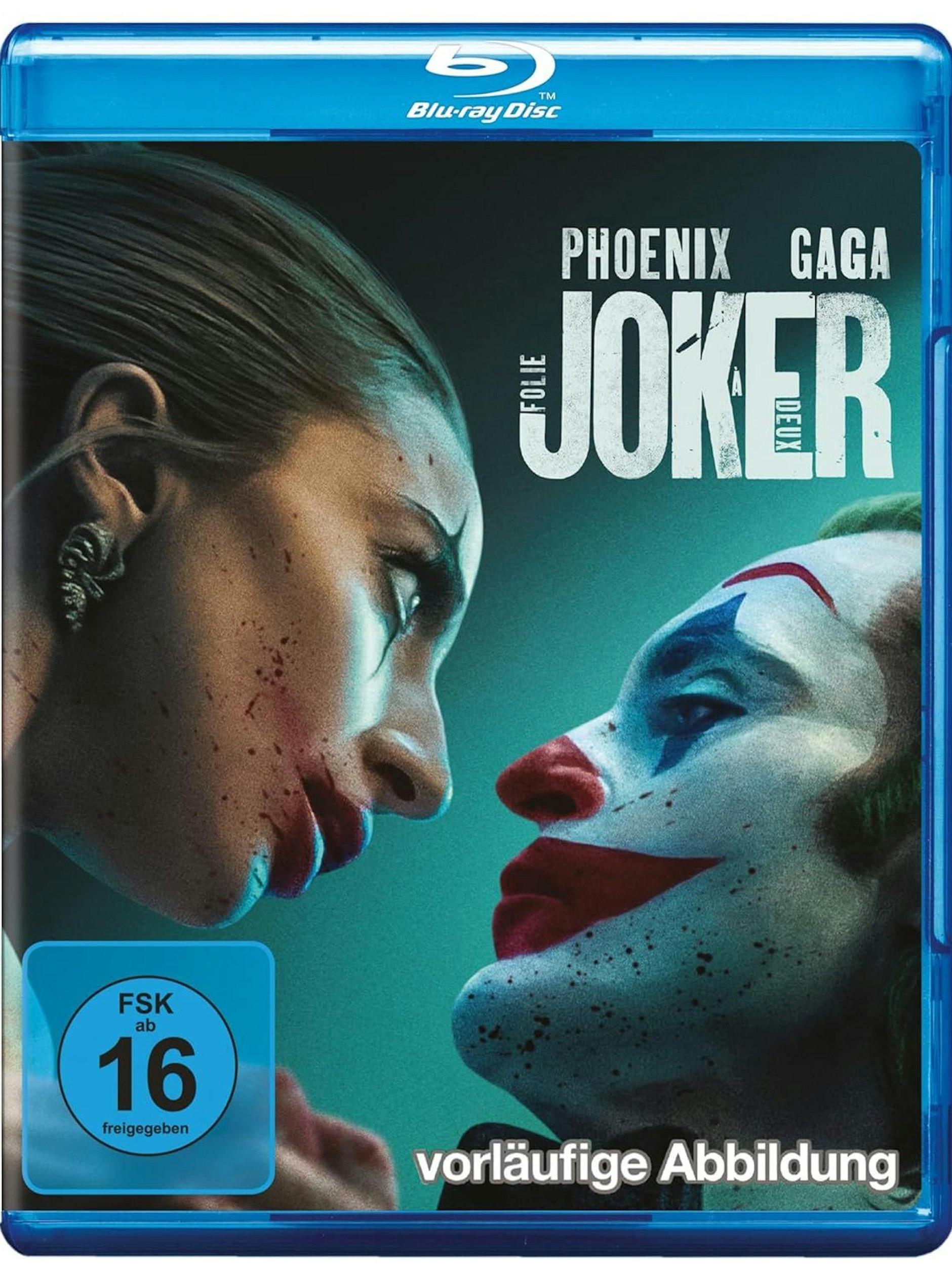 Die Blu-ray mit dem Film „Joker: Folie à deux“ mit Joaquin Phoenix und Lady Gaga
