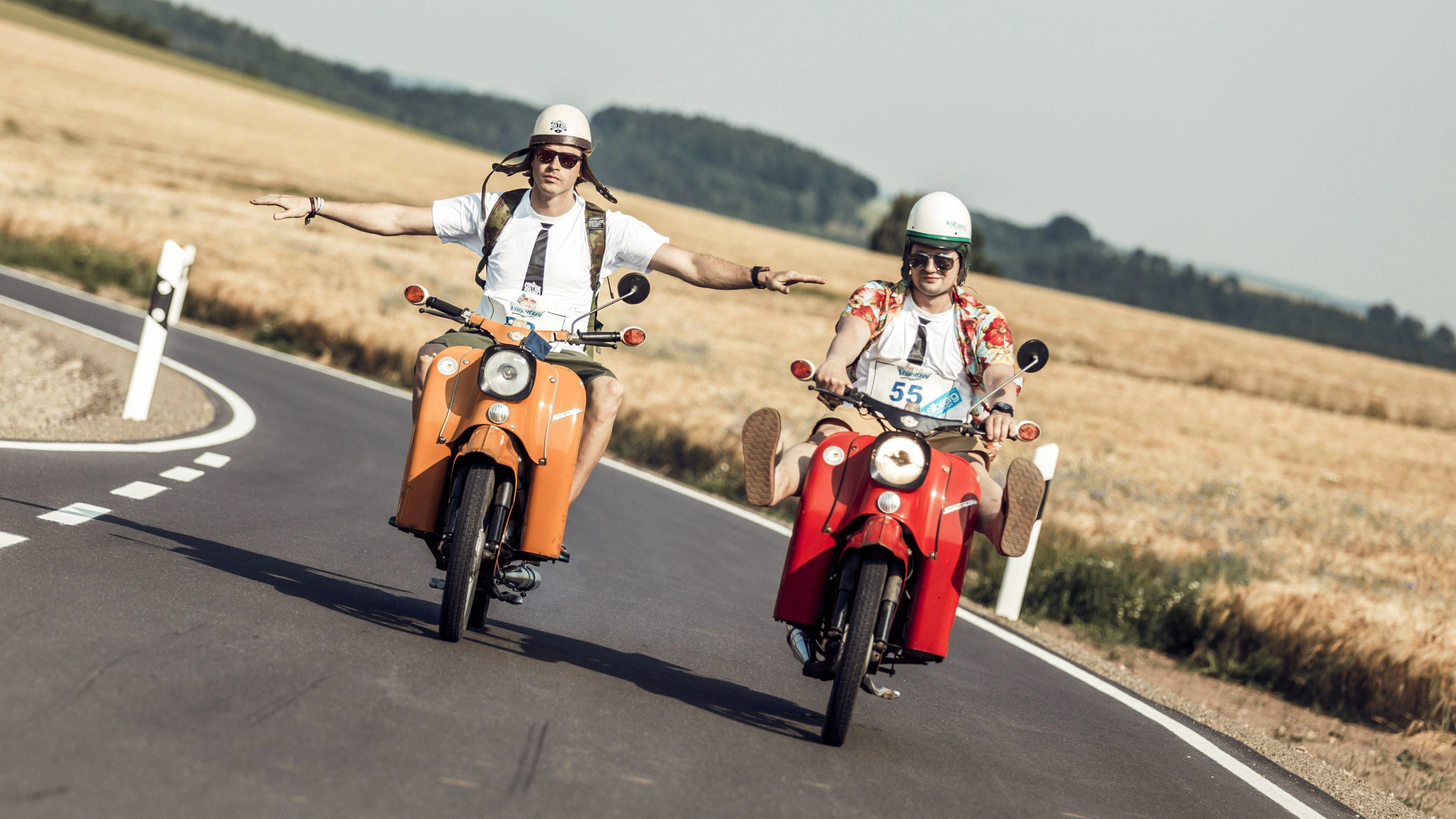 Simson-Mopeds dürfen dank einer Ausnahmegenehmigung bis heute schneller fahren als andere Mopeds.