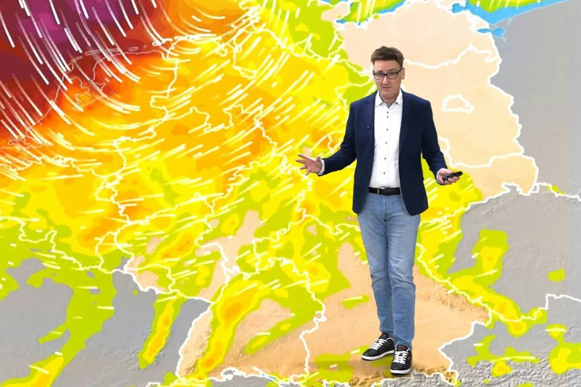 Das Wetter wird stürmisch und arktisch.