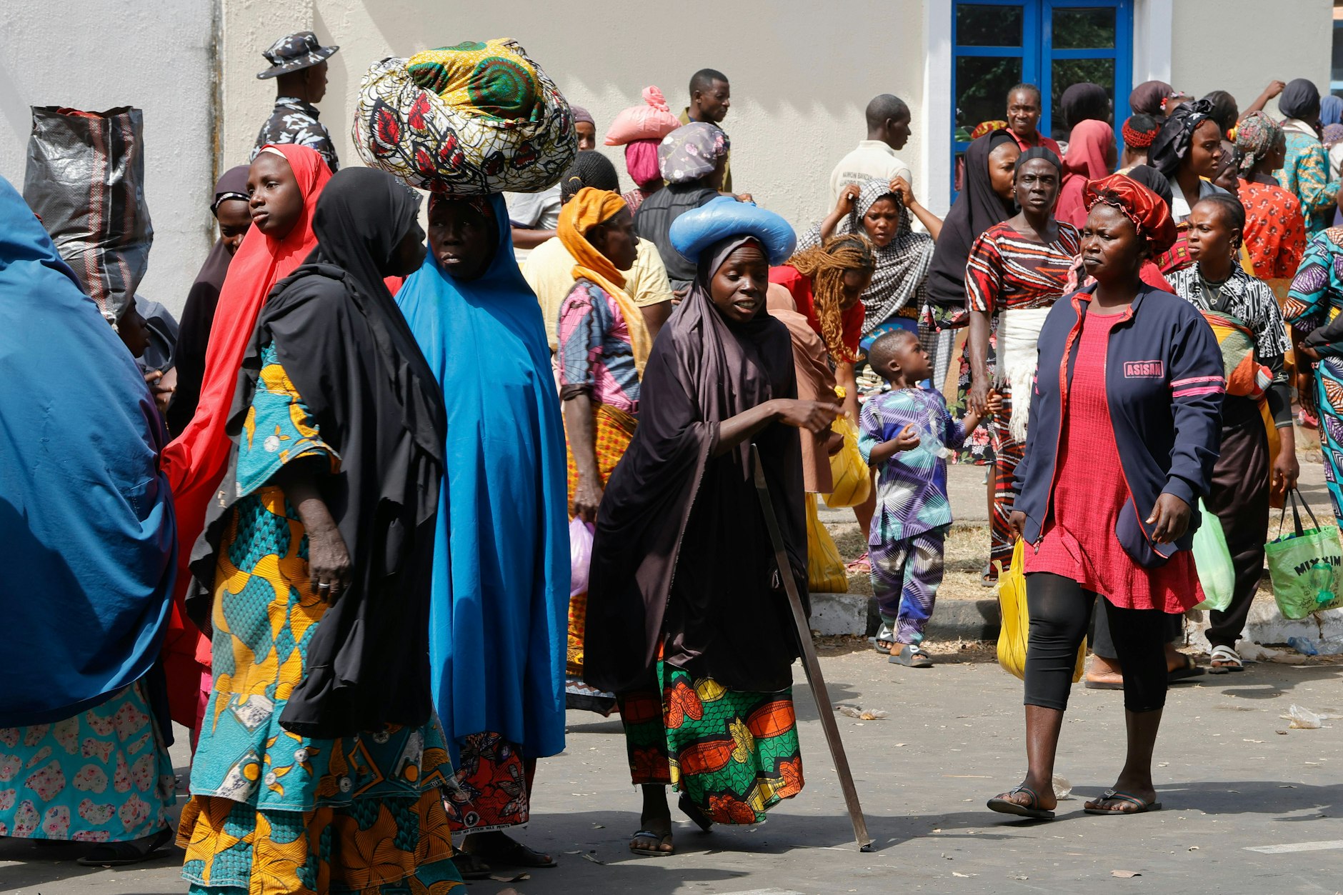 Szene in Abuja in Nigeria. Eine Massenpanik in der Hauptstadt von Nigeria hatte allein mehr als zehn Todesopfer zur Folge.