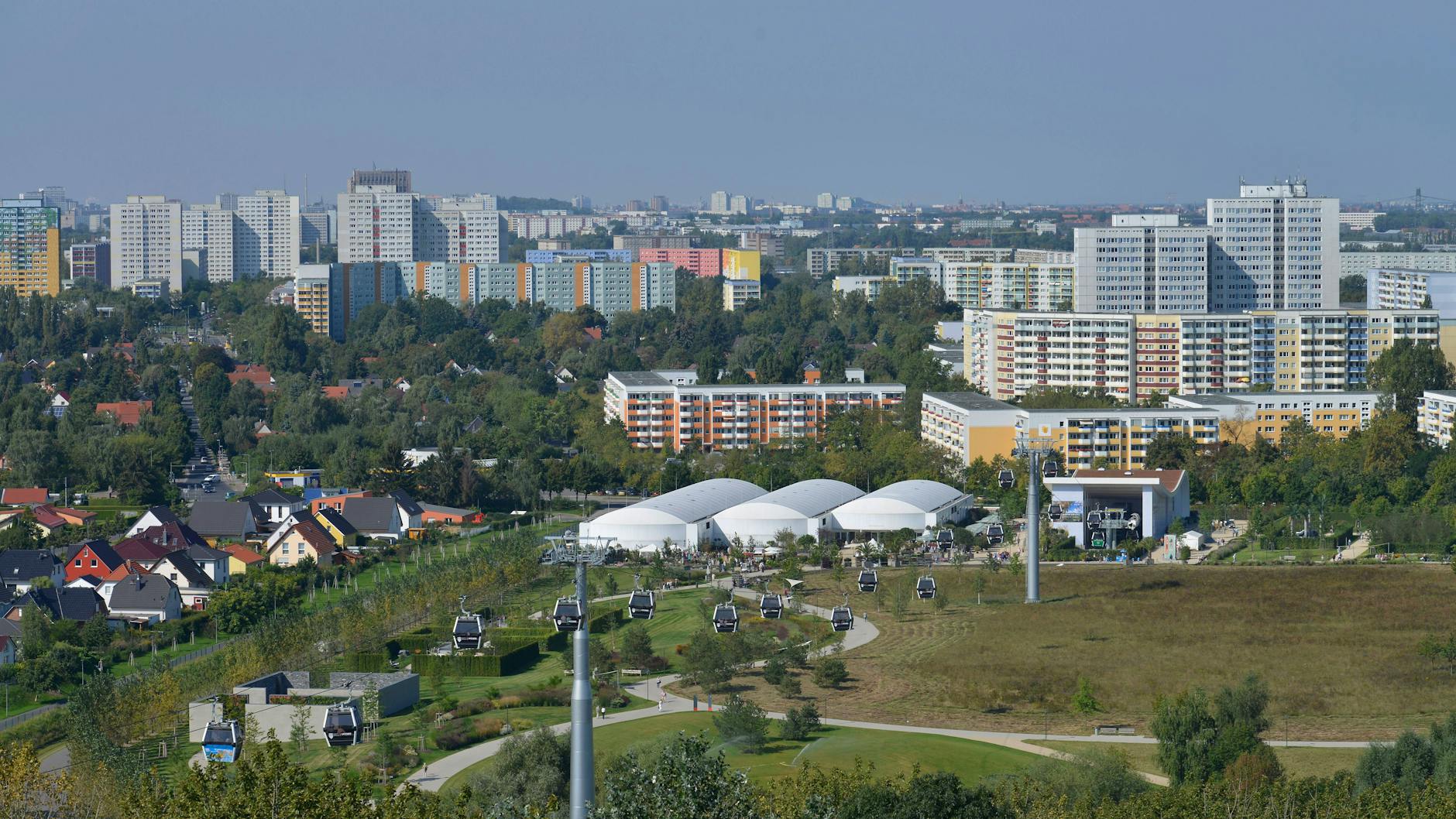 Nahe dem Kienbergpark soll das Kombibad in Marzahn entstehen.