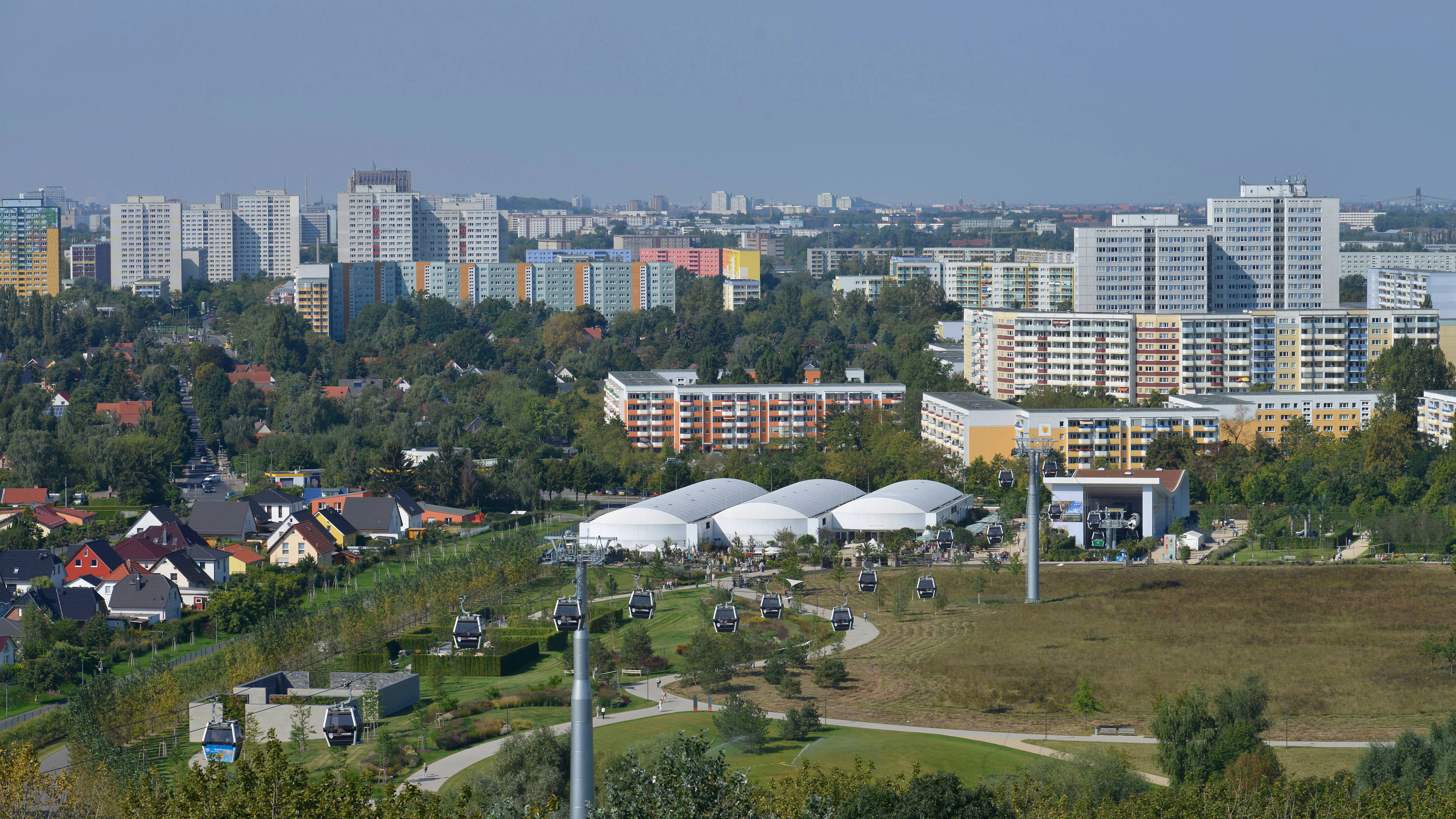 Nahe dem Kienbergpark soll das Kombibad in Marzahn entstehen.