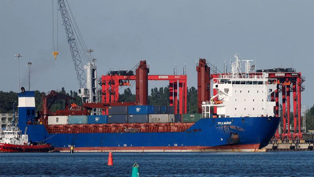 „Ursa Major“: Russisches Militär-Frachtschiff sinkt nach Explosion im Mittelmeer