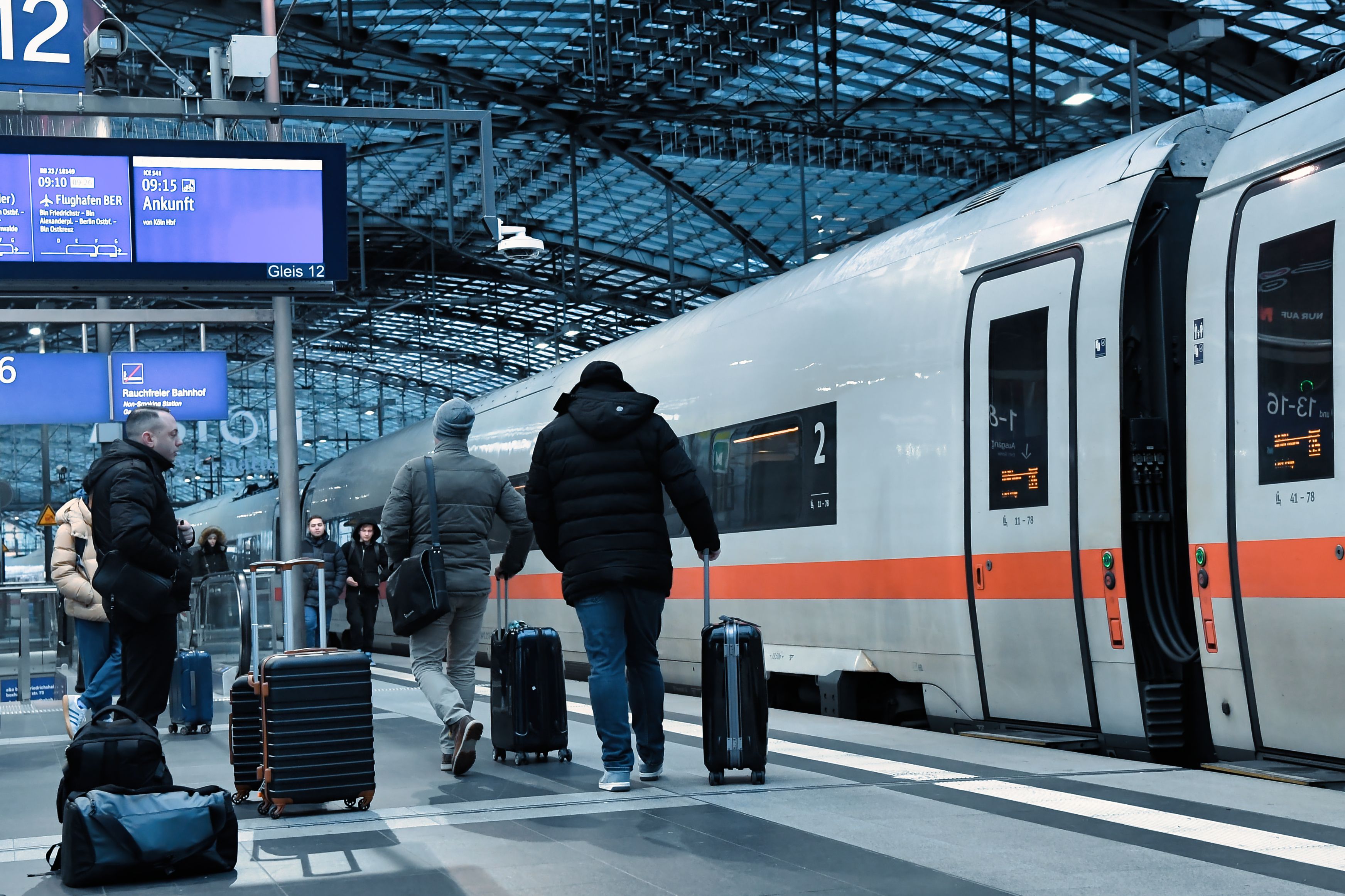 Besinnlicher Reiseverkehr in Berlin