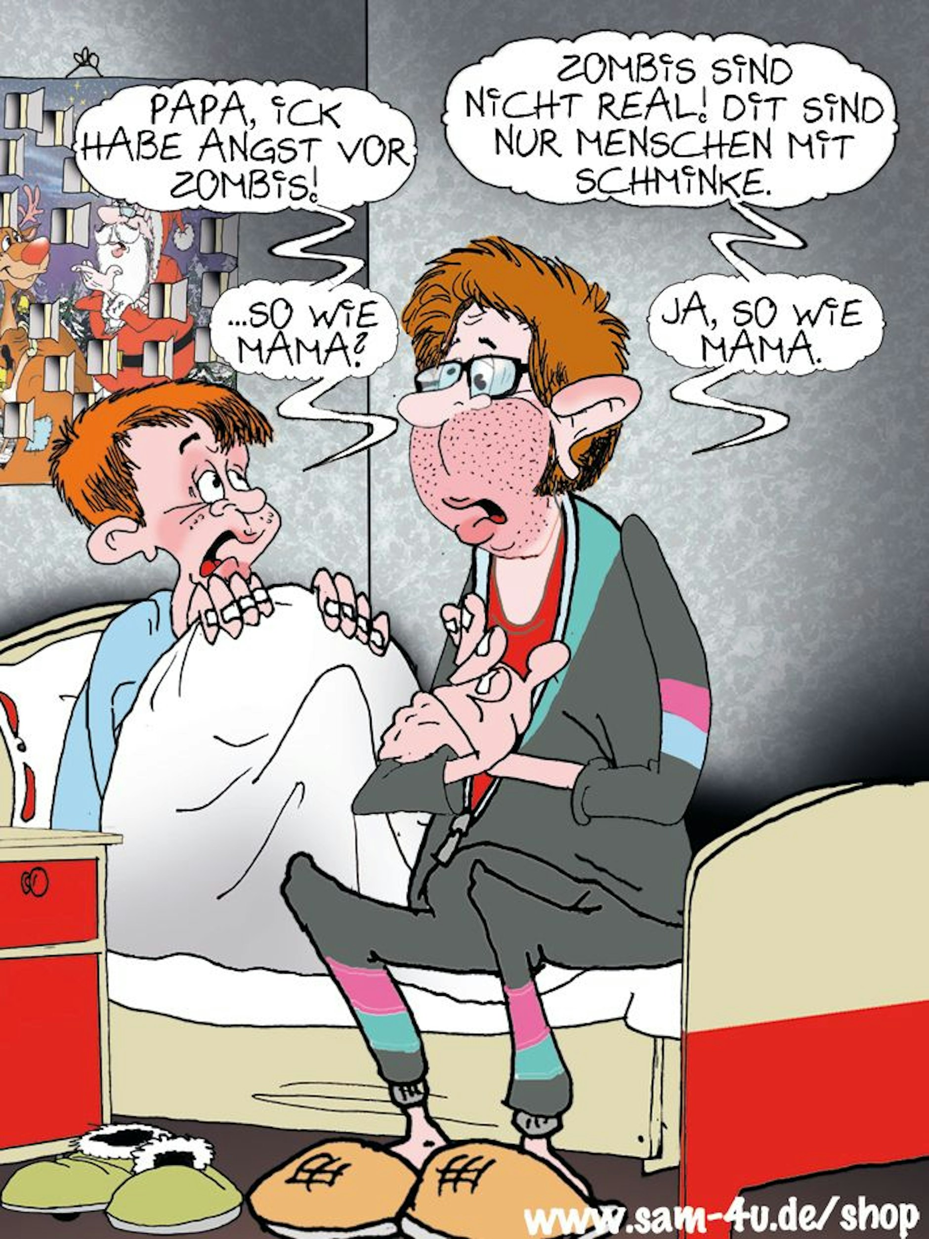 Auch heute kommt unser Cartoon des Tages von Zeichner Sam Paff aus Berlin.