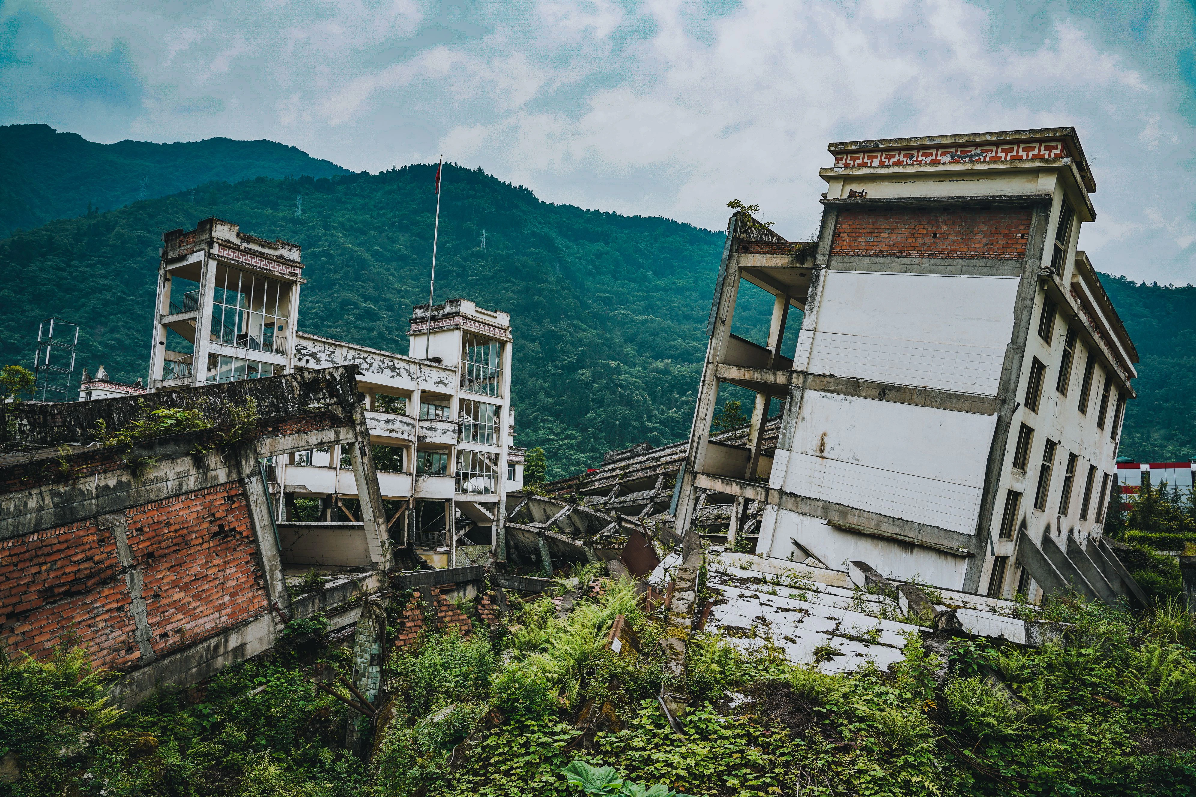 Die Überreste der Xuankou-Mittelschule