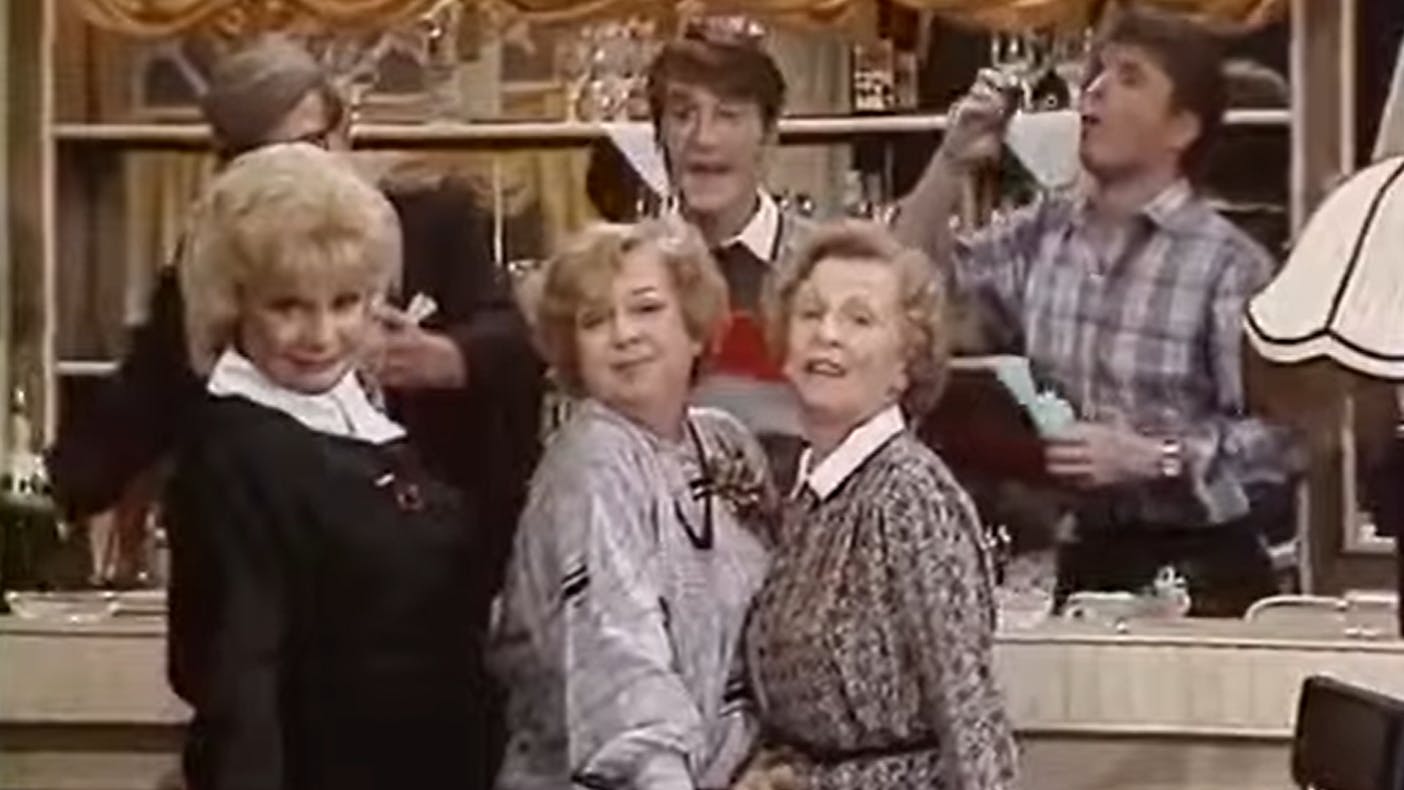 Auch in der Lustspiel-Reihe Drei reizende Schwestern wurde an Silvester ordentlich gefeiert.