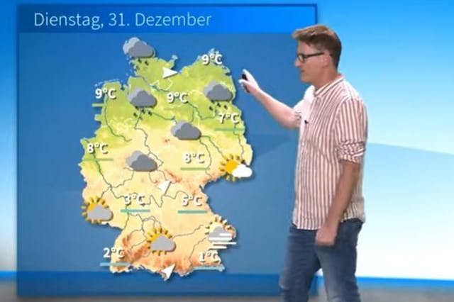 Dominik Jung zeigt: Hier droht Sturm.