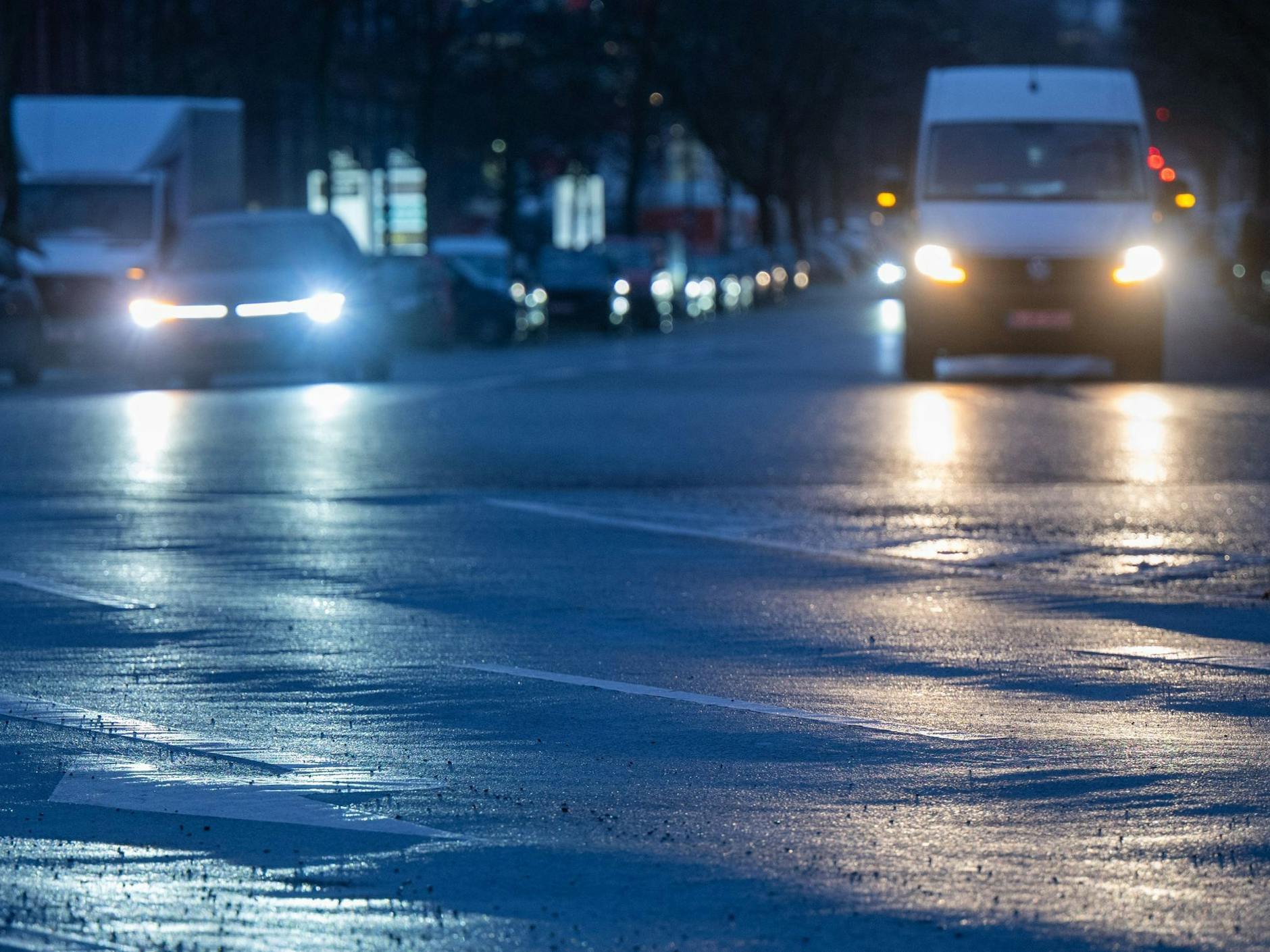 Es könnte glatt werden in Berlin und Brandenburg.