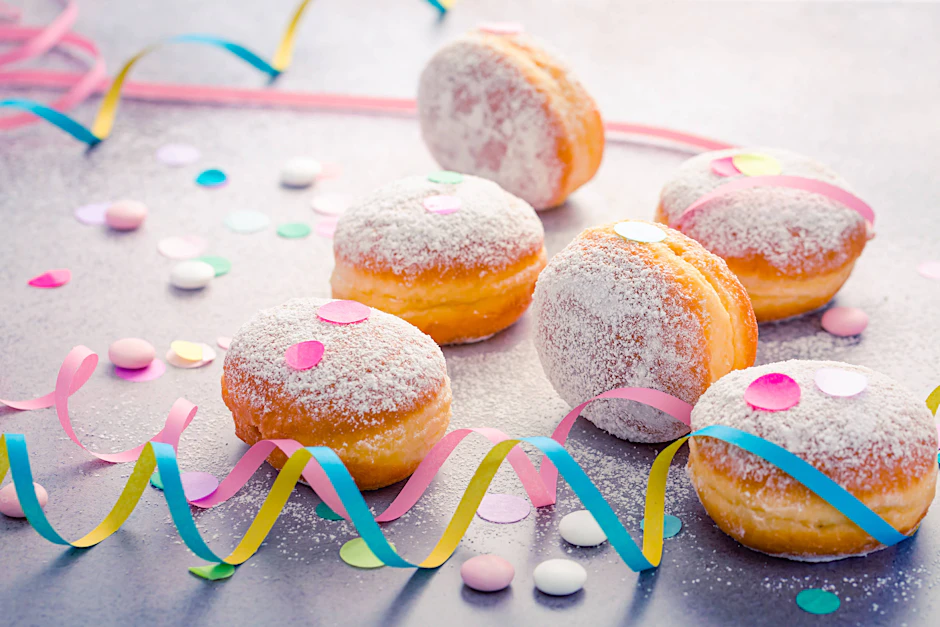Pfannkuchen, Krapfen, Berliner? Egal, wie man zu dem Hefegebäck sagt. Es ist beliebt. Gern auch als Mini-Pfannkuchen.