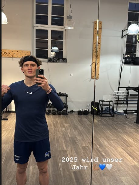 Fabian Reese grüßt aus dem Gym die Hertha-Fans: „2025 wird unser Jahr!“