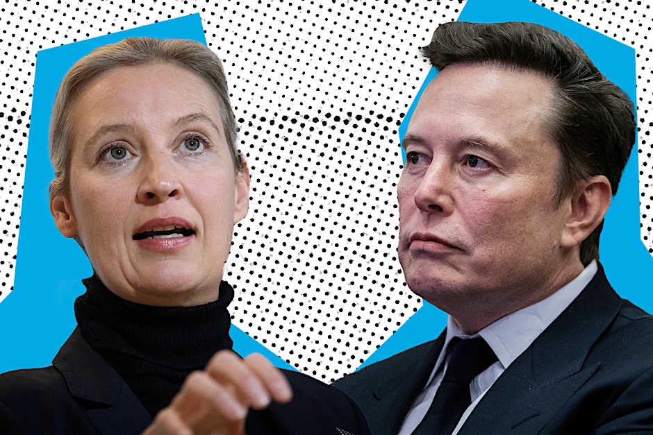 Treffen AfD-Kanzlerkandidatin Alice Weidel und der amerikanische Unternehmer Elon Musk bald in einem Livestream auf X aufeinander?