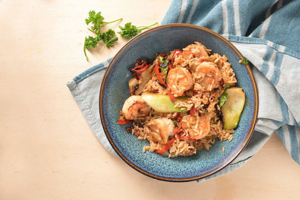 Rezept-f-r-leichte-Reispfanne-mit-Garnelen-und-Gem-se