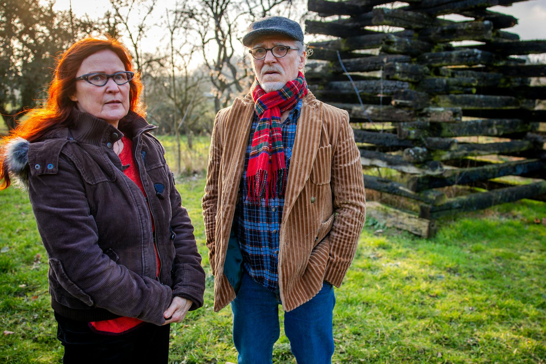 Birgit und Horst Lohmeyer aus dem Dorf Jamel bei Wismar wurden am Silvesterabend bedroht. Es ist nicht die erste Tat, die auf sie verübt wurde. 2015 brannte ihre Scheune ab.