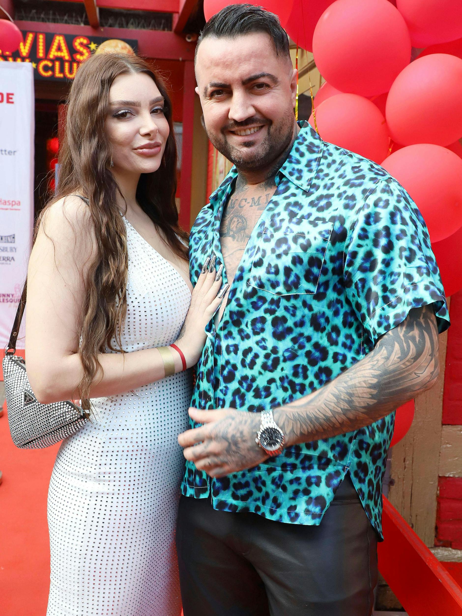 Cosimo Citiolo und Nathalie Gaus bei einem Event von Olivia Jones im Mai 2024.