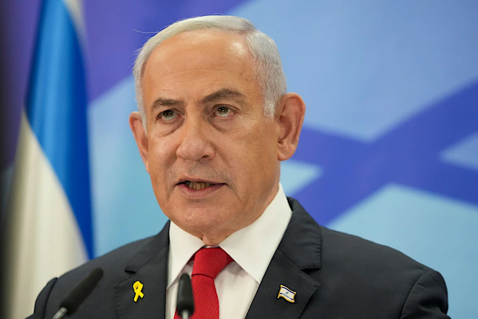 Der israelische Ministerpräsident Benjamin Netanjahu spricht während einer Pressekonferenz in Jerusalem.