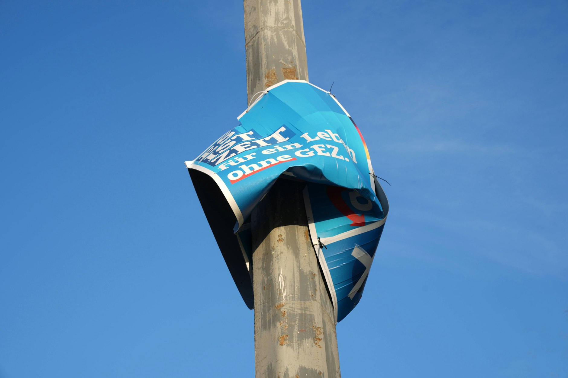 AfD-Wahlplakat in Brandenburg