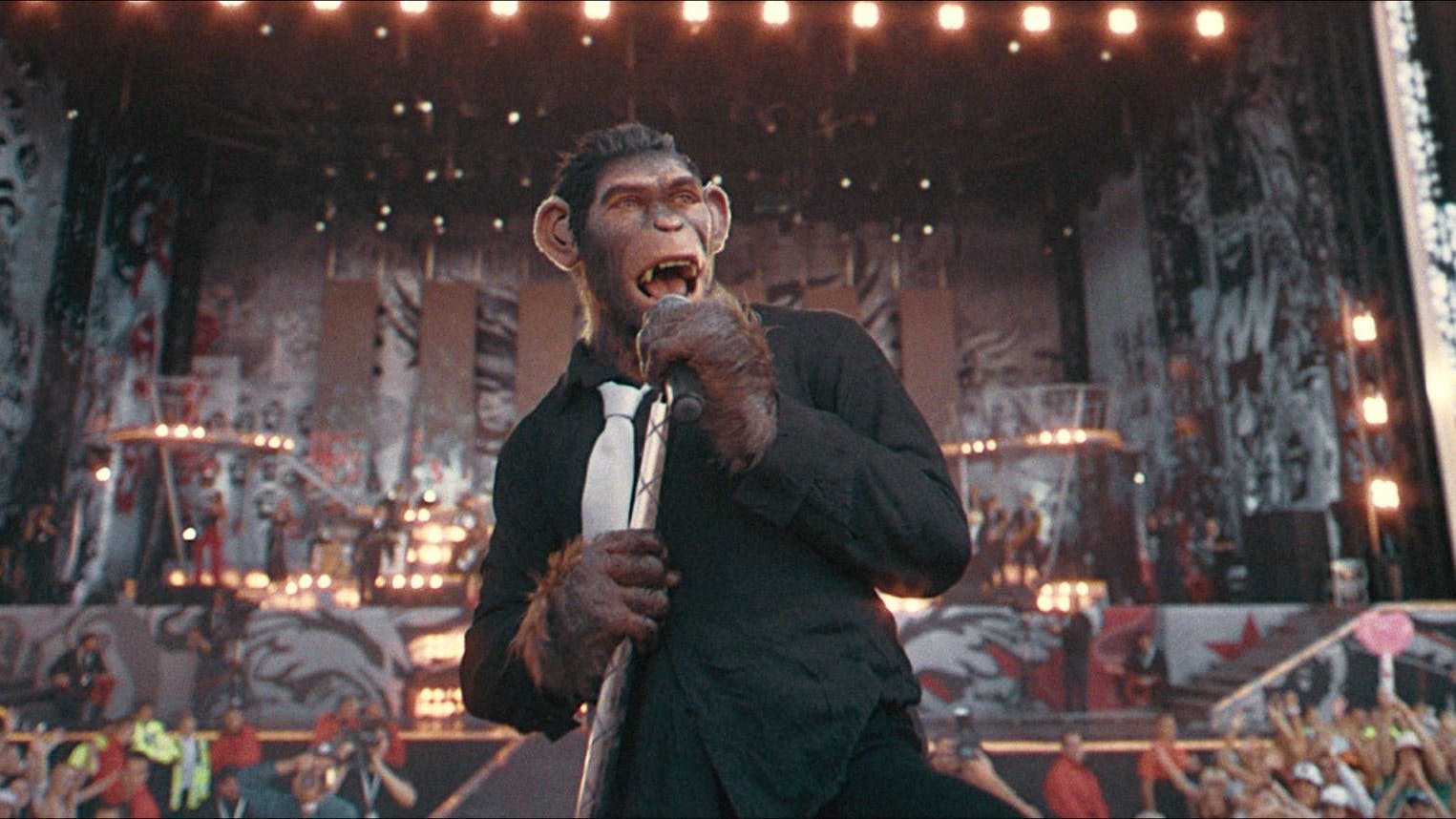 In dem neuen Film „Better Man“ kann man Robbie Williams als Affen sehen.