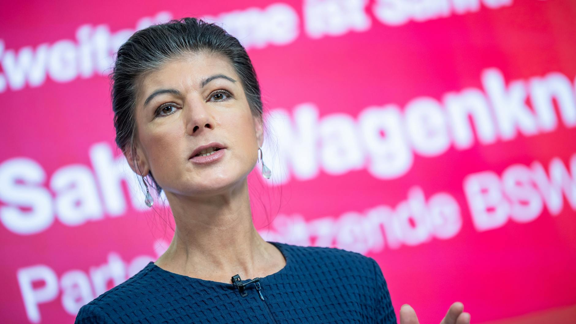 Herbe Klatsche für Sahra Wagenknecht: Die Umfragewerte für ihr Bündnis Sahra Wagenknecht (BSW) sind im Sinkflug.