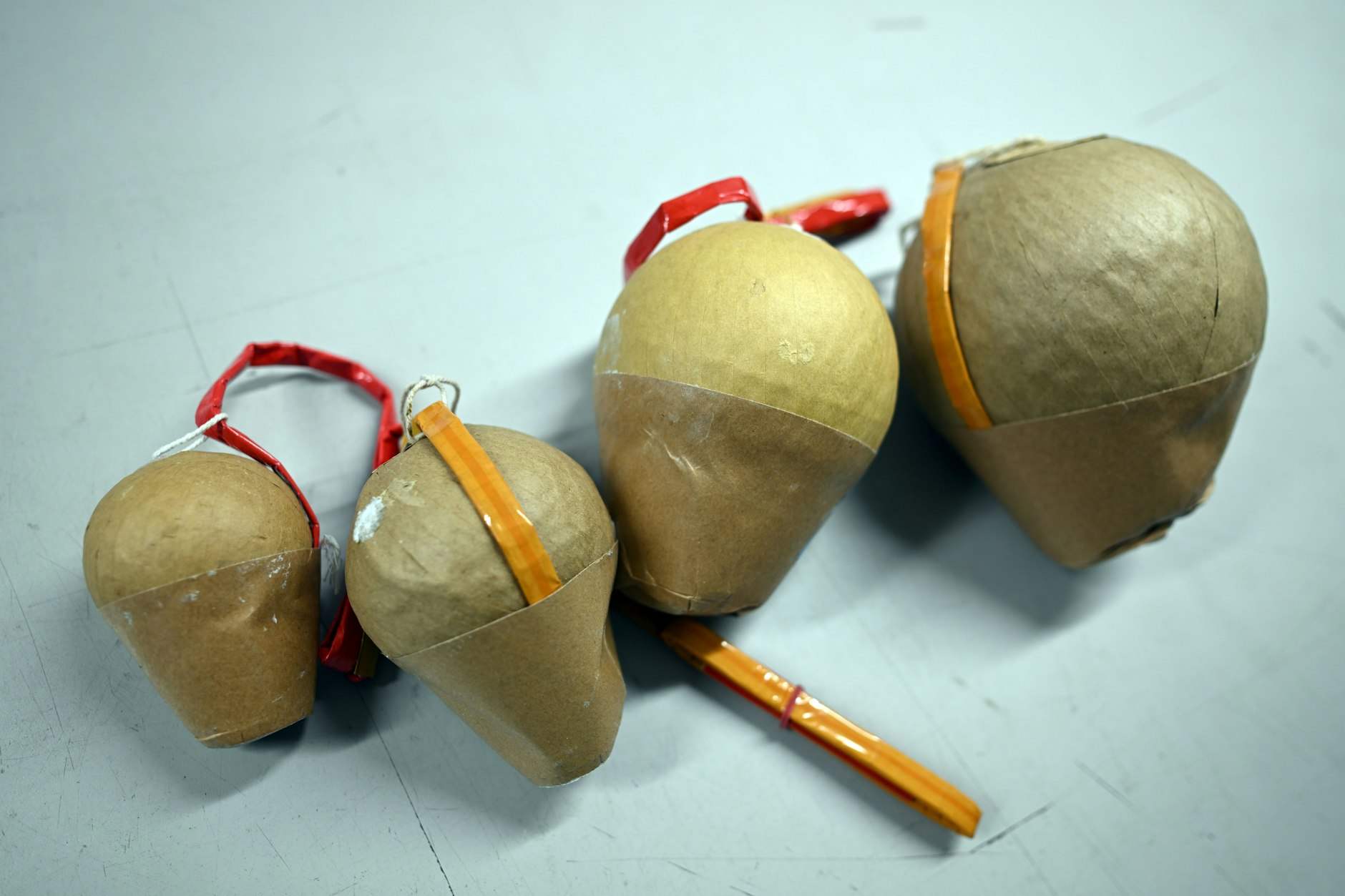 Kugelbomben für professionelles Feuerwerk.