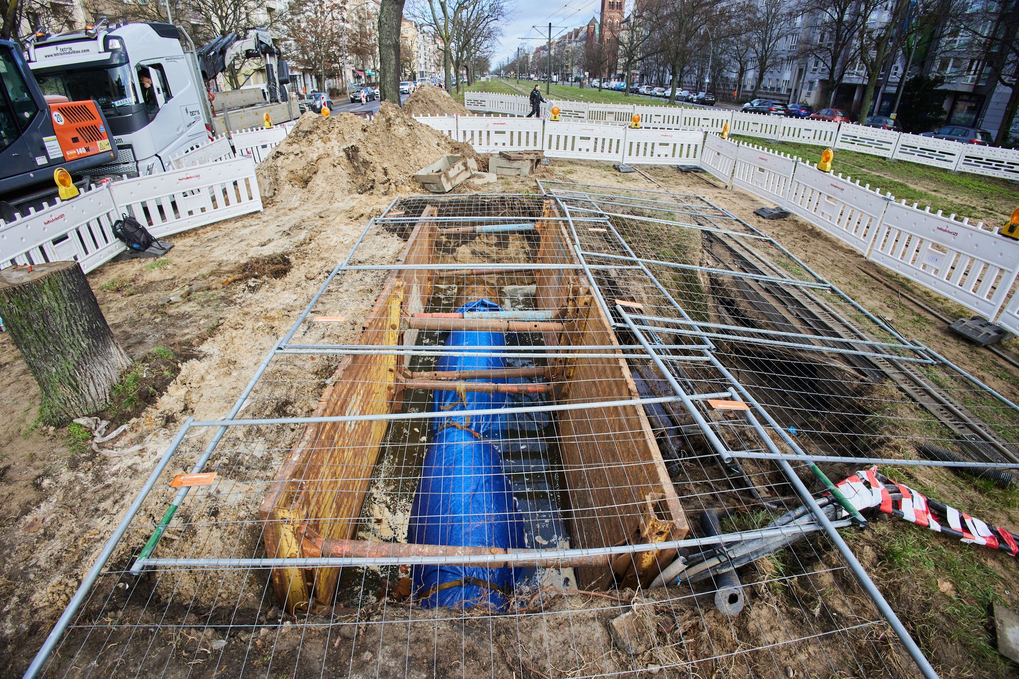 Mega-Rohrbruch in der Seestraße: Monatelang Bauarbeiten und Staus