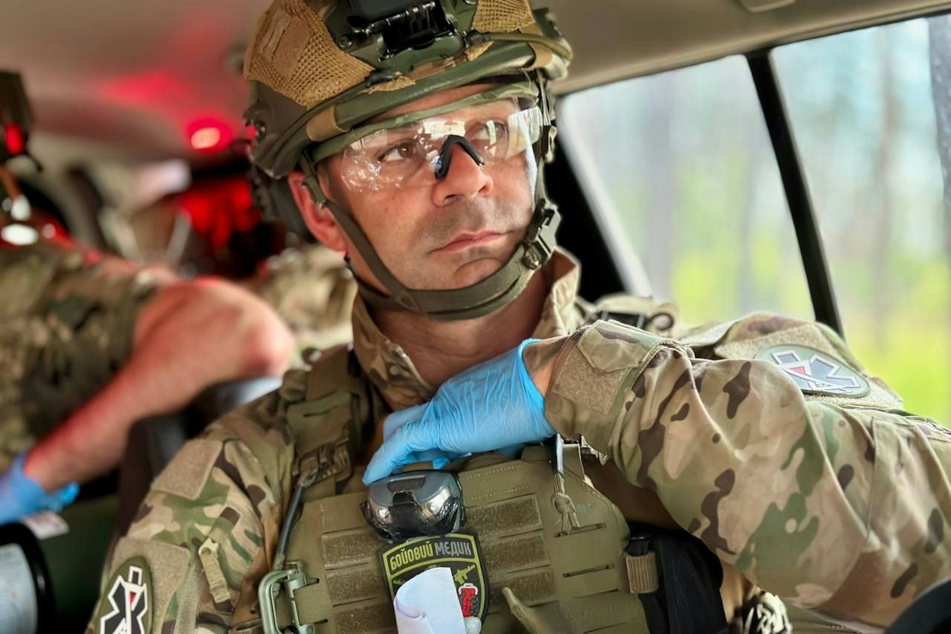 Der deutsche Rettungssanitäter Michael ist im Donezker Gebiet im Fronteinsatz in der Ukraine.