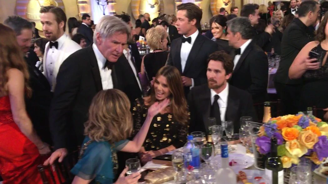 Fotos aus dem Ballsaal der Golden Globes