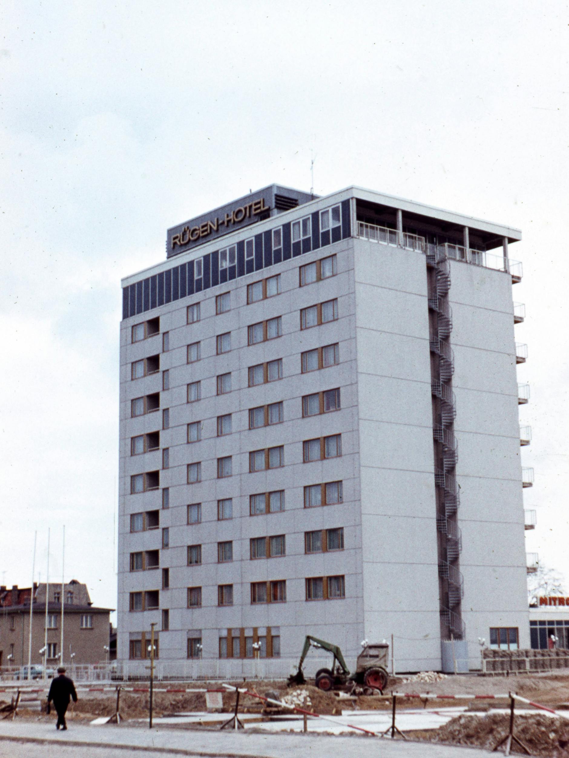 Das Rügen-Hotel zu DDR-Zeiten, damals gehörte es zur Mitropa.