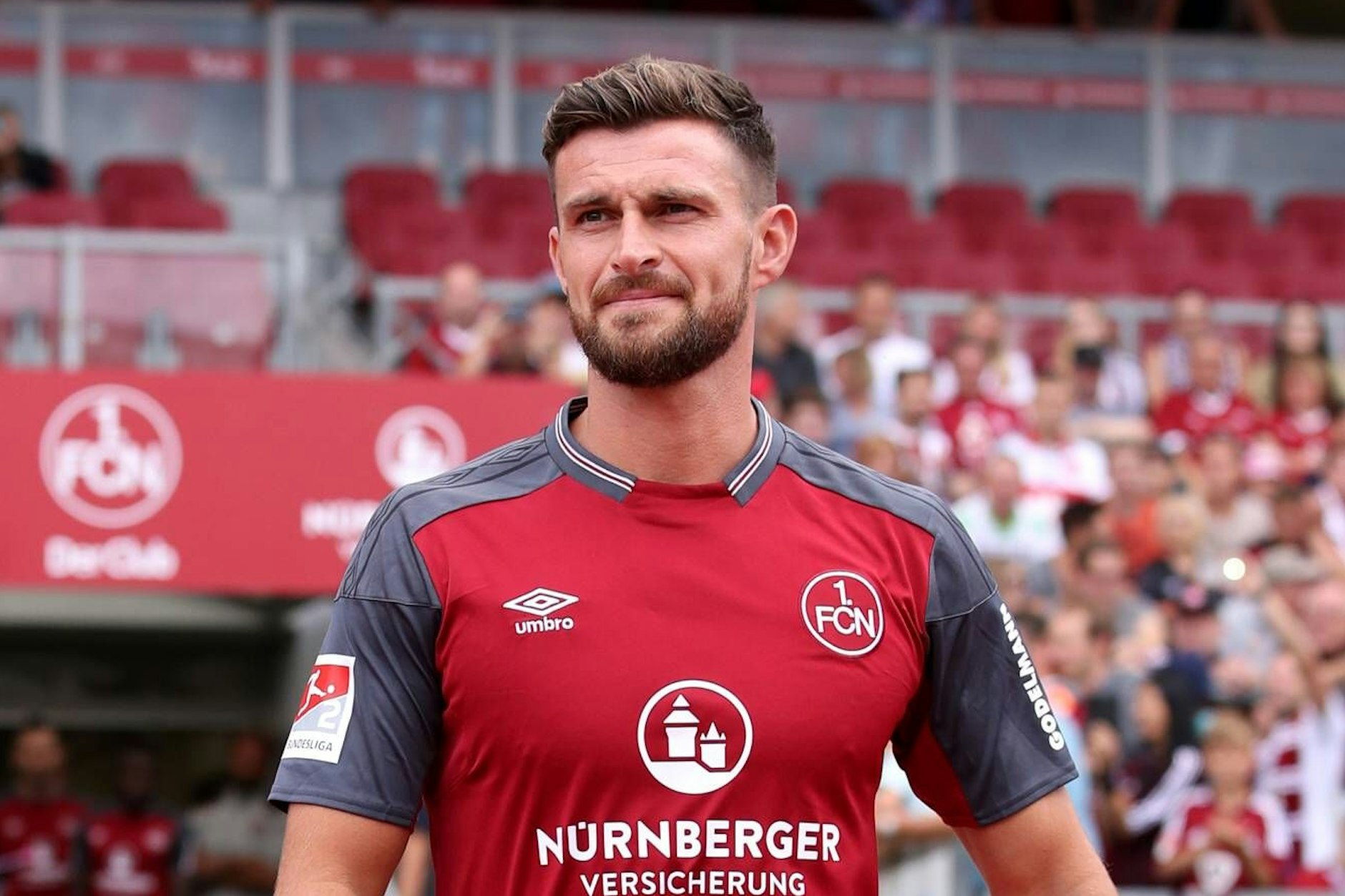 Enis Alushi, der neue Sportchef bei BFC Dynamo, beendete 2018 im Trikot des 1. FC Nürnberg seine Profi-Karriere.