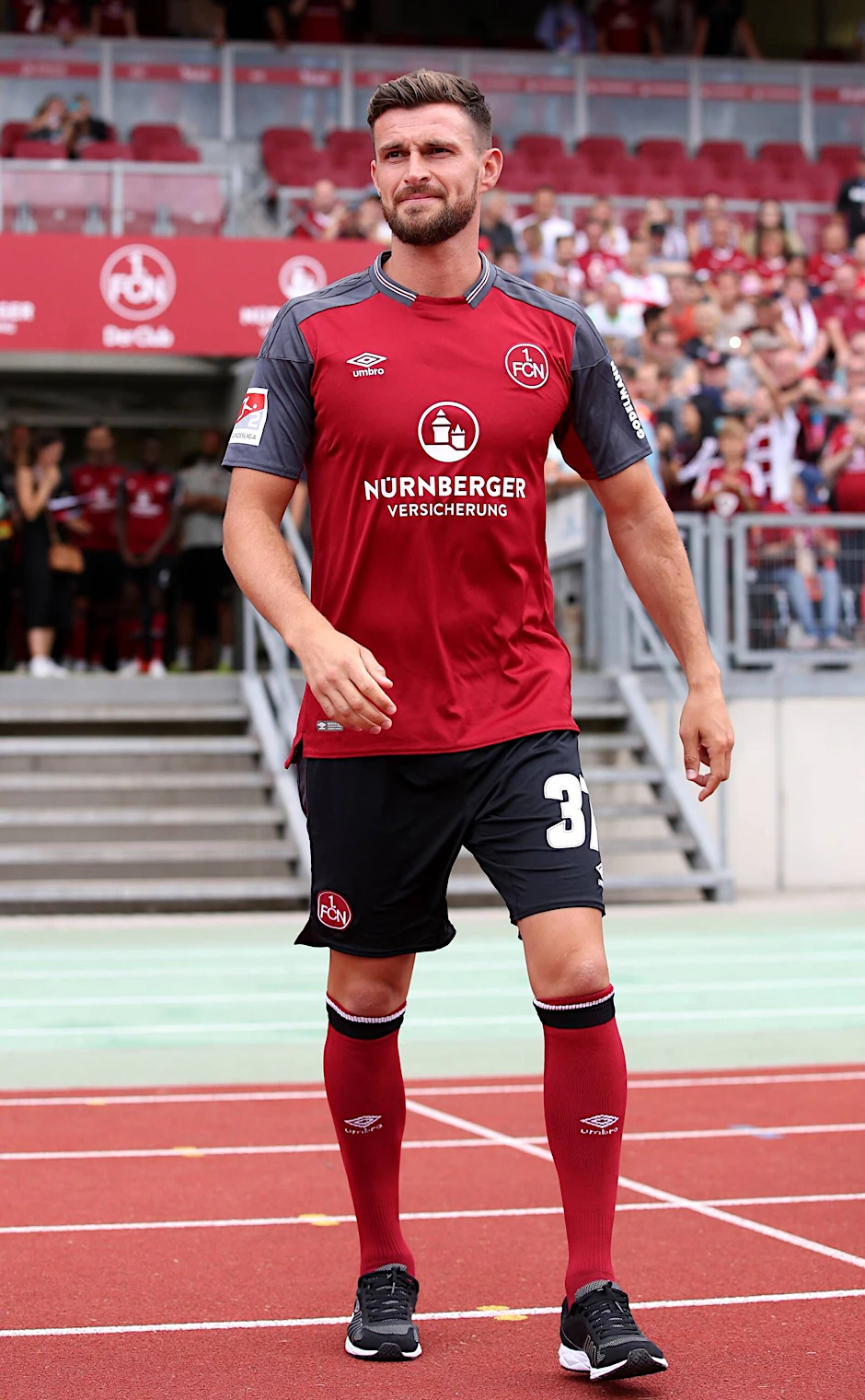 Enis Alushi, der neue Sportchef bei BFC Dynamo, beendete 2018 im Trikot des 1. FC Nürnberg seine Profi-Karriere.