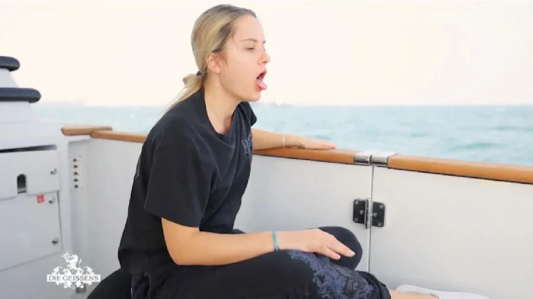 Seegang: Davina ist schlecht. 