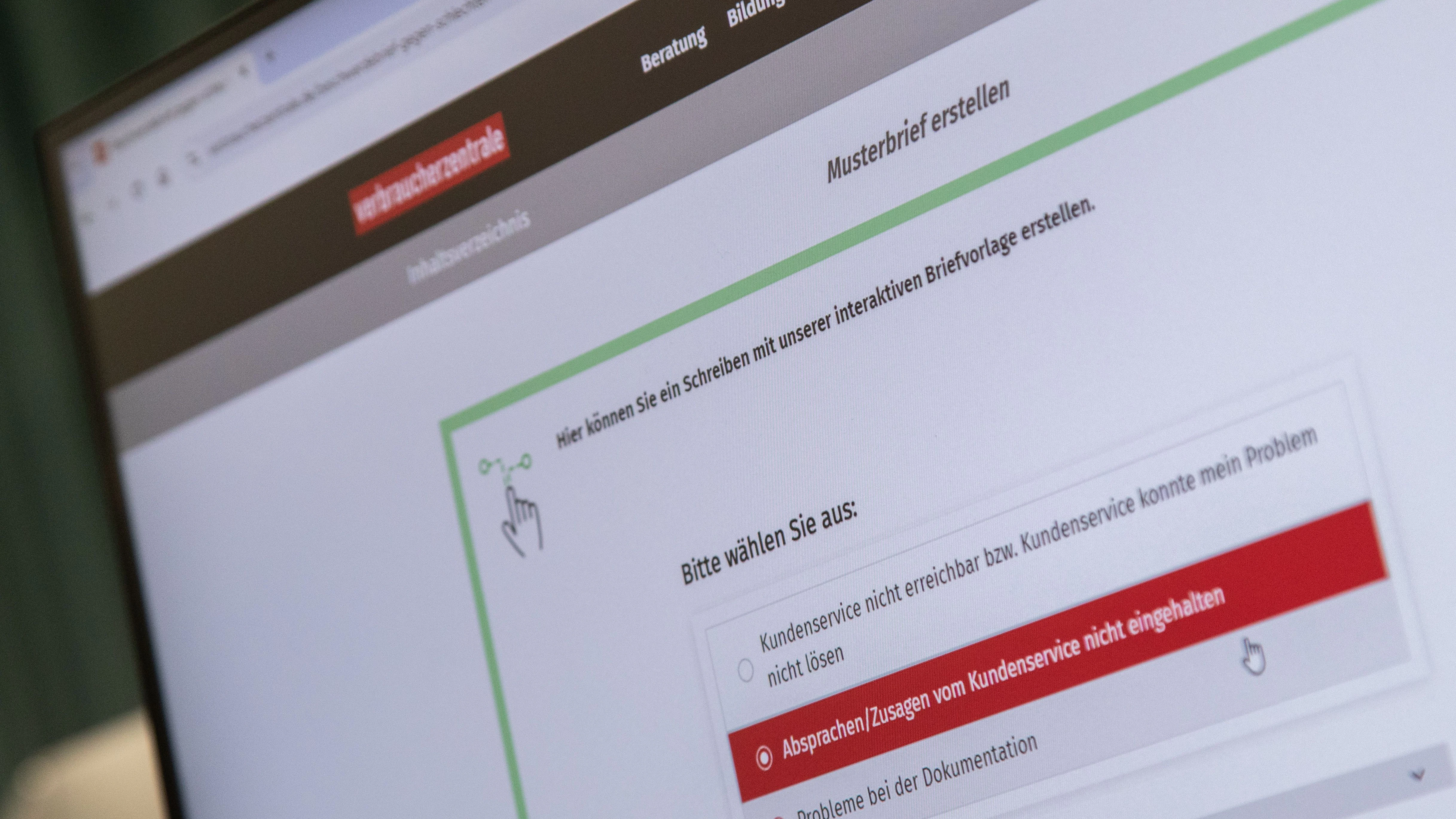 Beschwerde leicht gemacht: mit den Briefvorlagen der Verbraucherzentralen