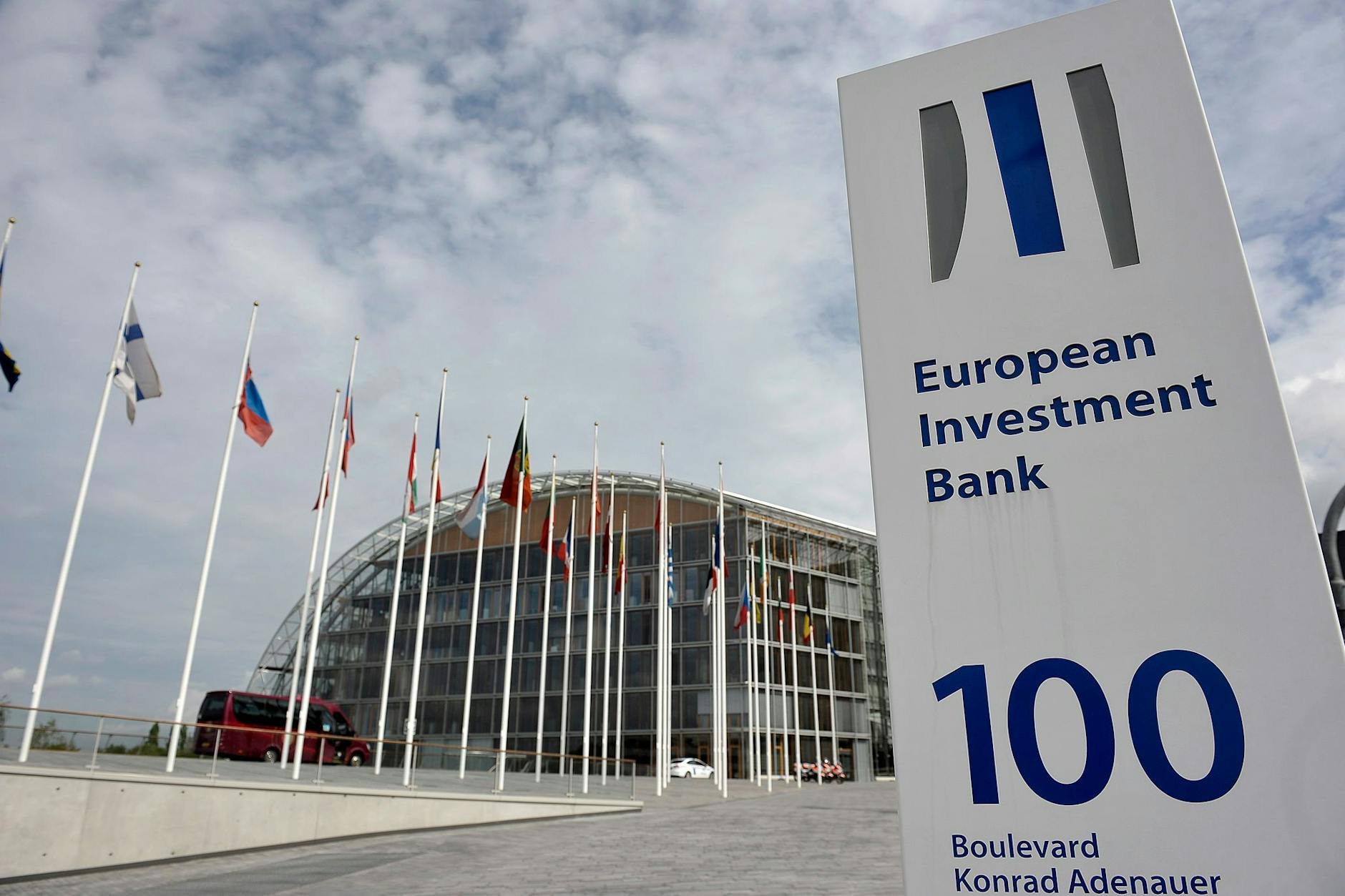 Die Zentrale der Europäischen Investitionsbank (EIB) in Luxemburg