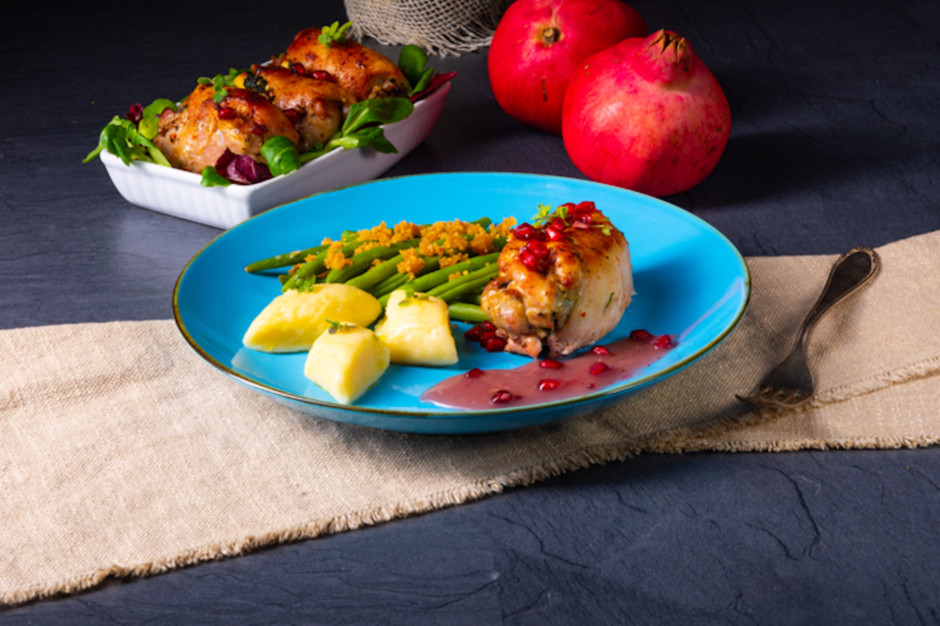 Hier werden die polnischen Kartoffelklößchen als kleine, feine Beilage serviert. Doch von den Kopytka isst man gern auch ein paar mehr.