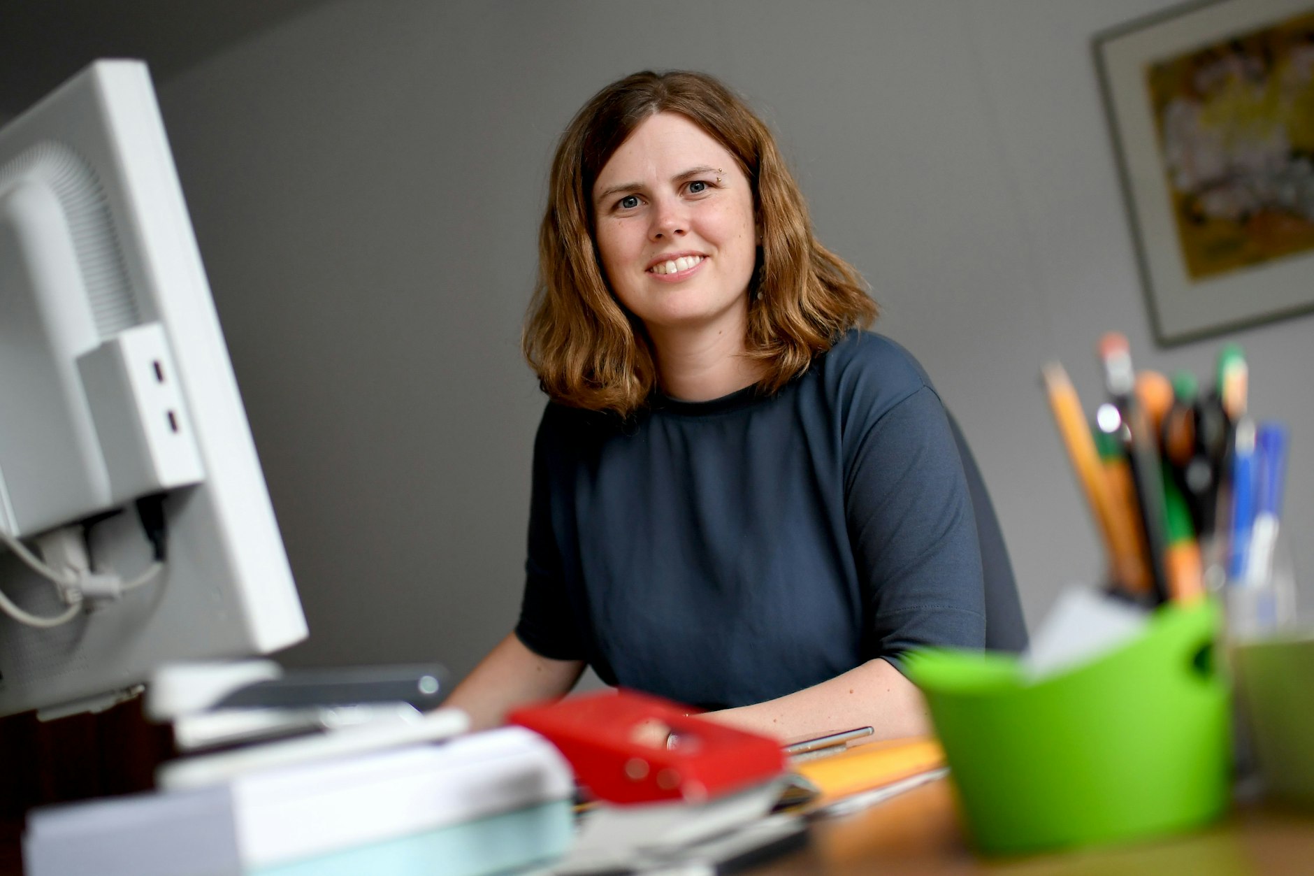 Clara Herrmann (Bündnis 90/Die Grünen) ist die Bürgermeisterin von Friedrichshain-Kreuzberg.