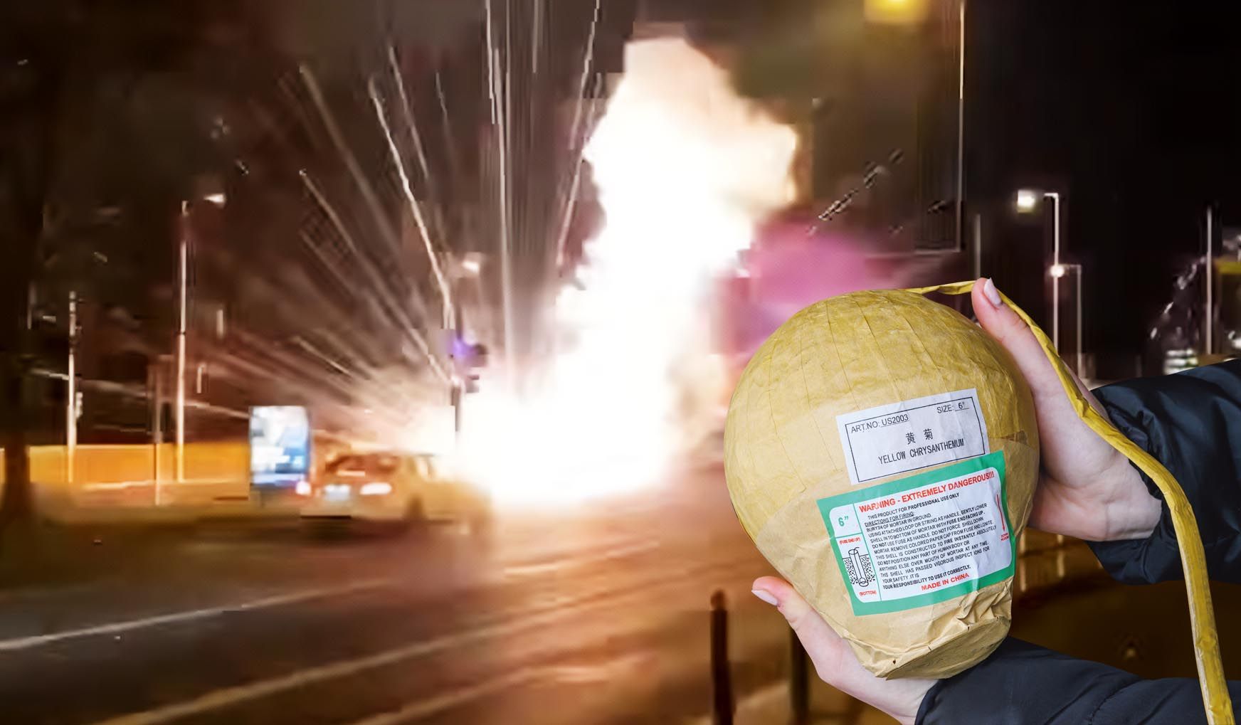 Heftige Videos: So schlimm ist es, wenn eine Kugelbombe explodiert!