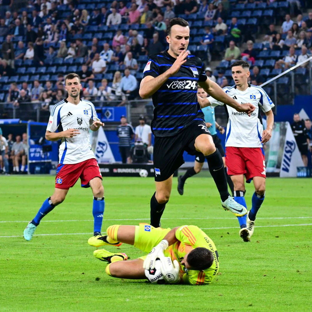 Im August machte Haris Tabakovic beim 1:1 in Hamburg sein letztes Zweitliga-Spiel für Hertha BSC.