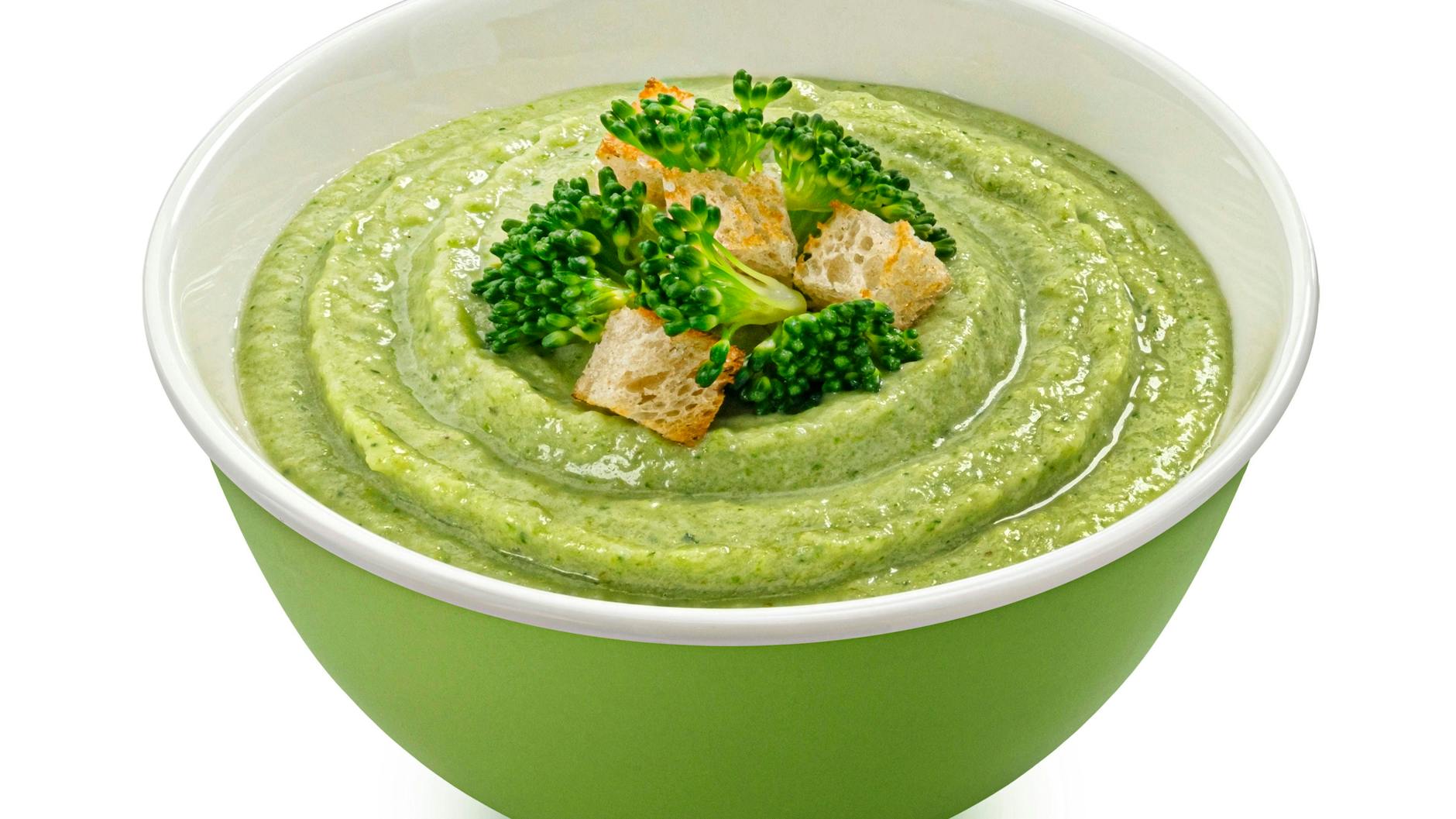 Statt mit Blumenkohl kann die Suppe auch mit Brokkoli zubereitet werden.