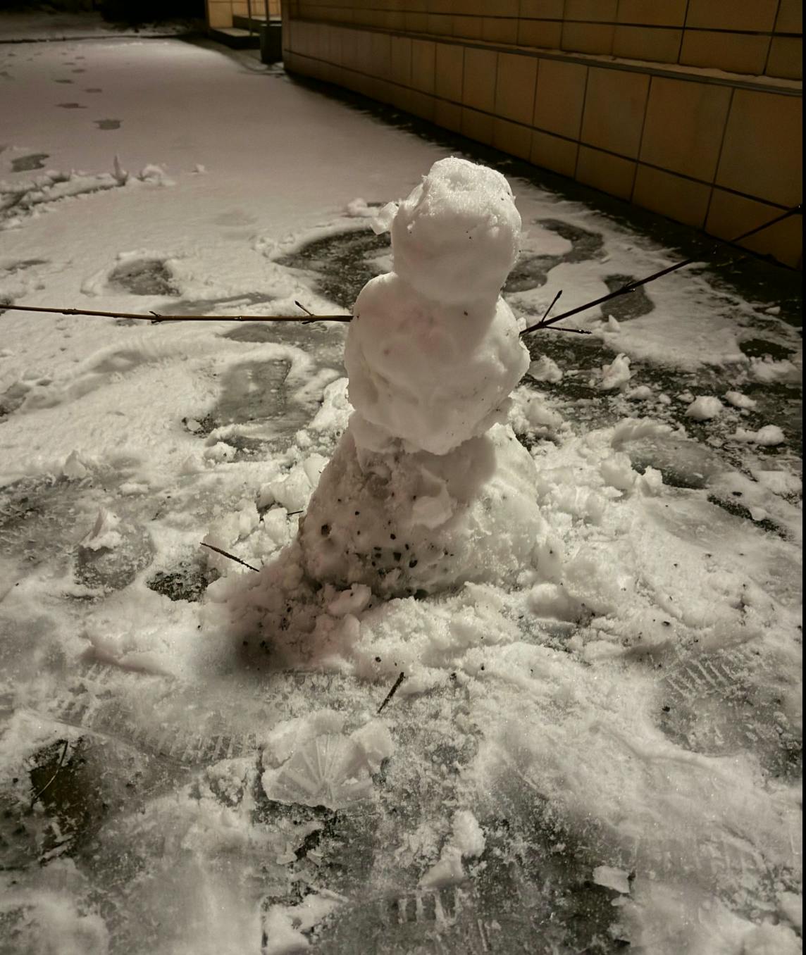 Ein echter Berliner Schneemann!