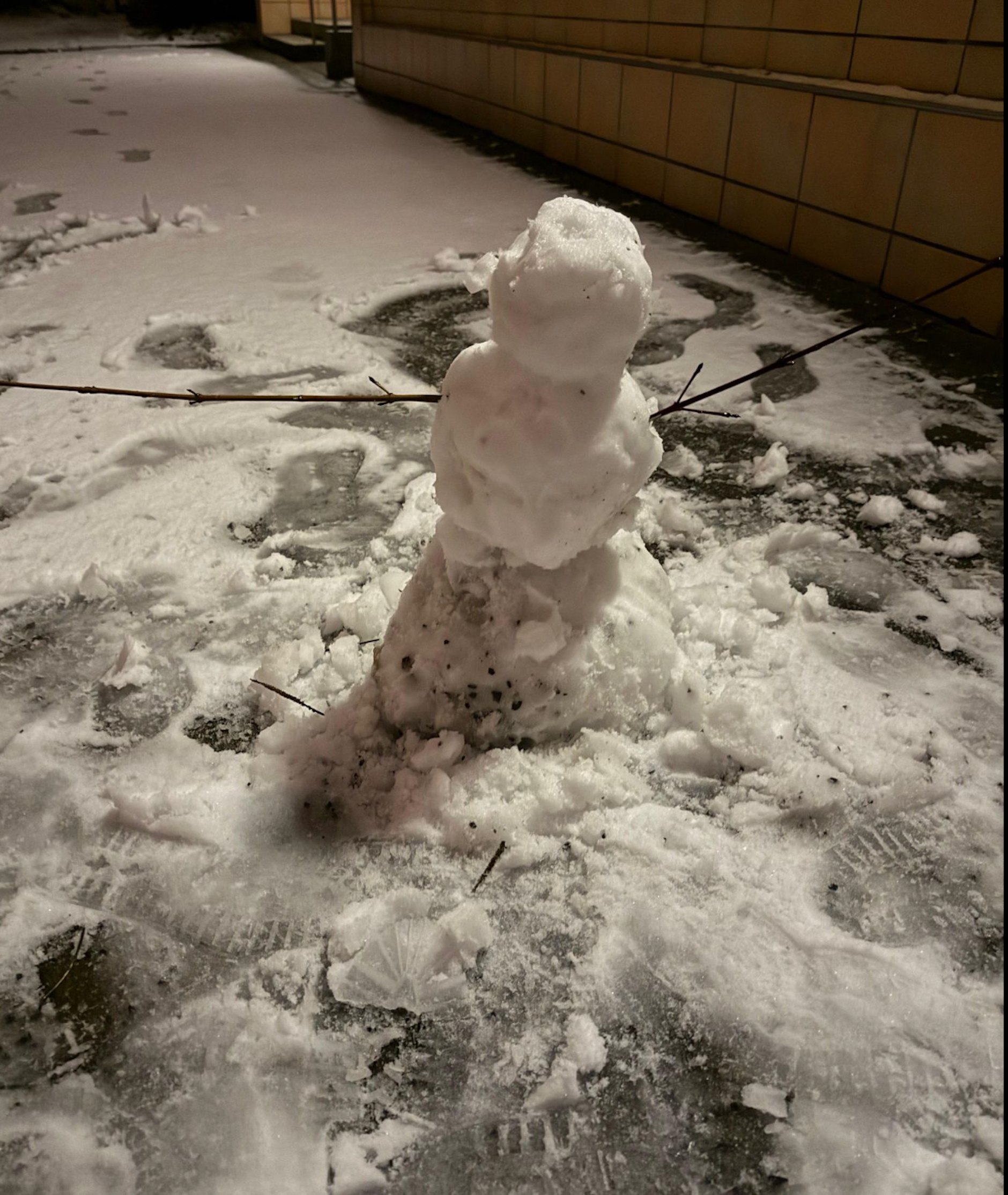Ein echter Berliner Schneemann!