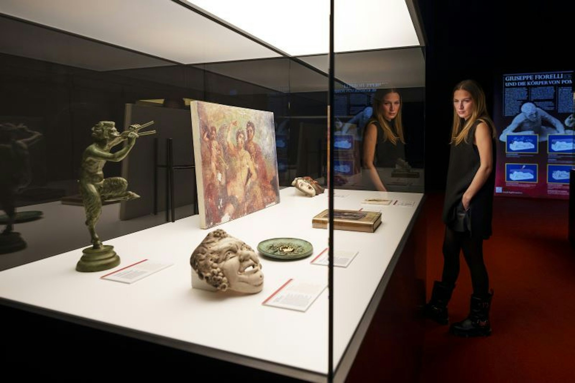 Im <strong>Ausstellungsbereich</strong> erwarten Sie Informationen über die Stadt und das Römische Reich, sowie faszinierende Exponate und ausgewählte Repliken.