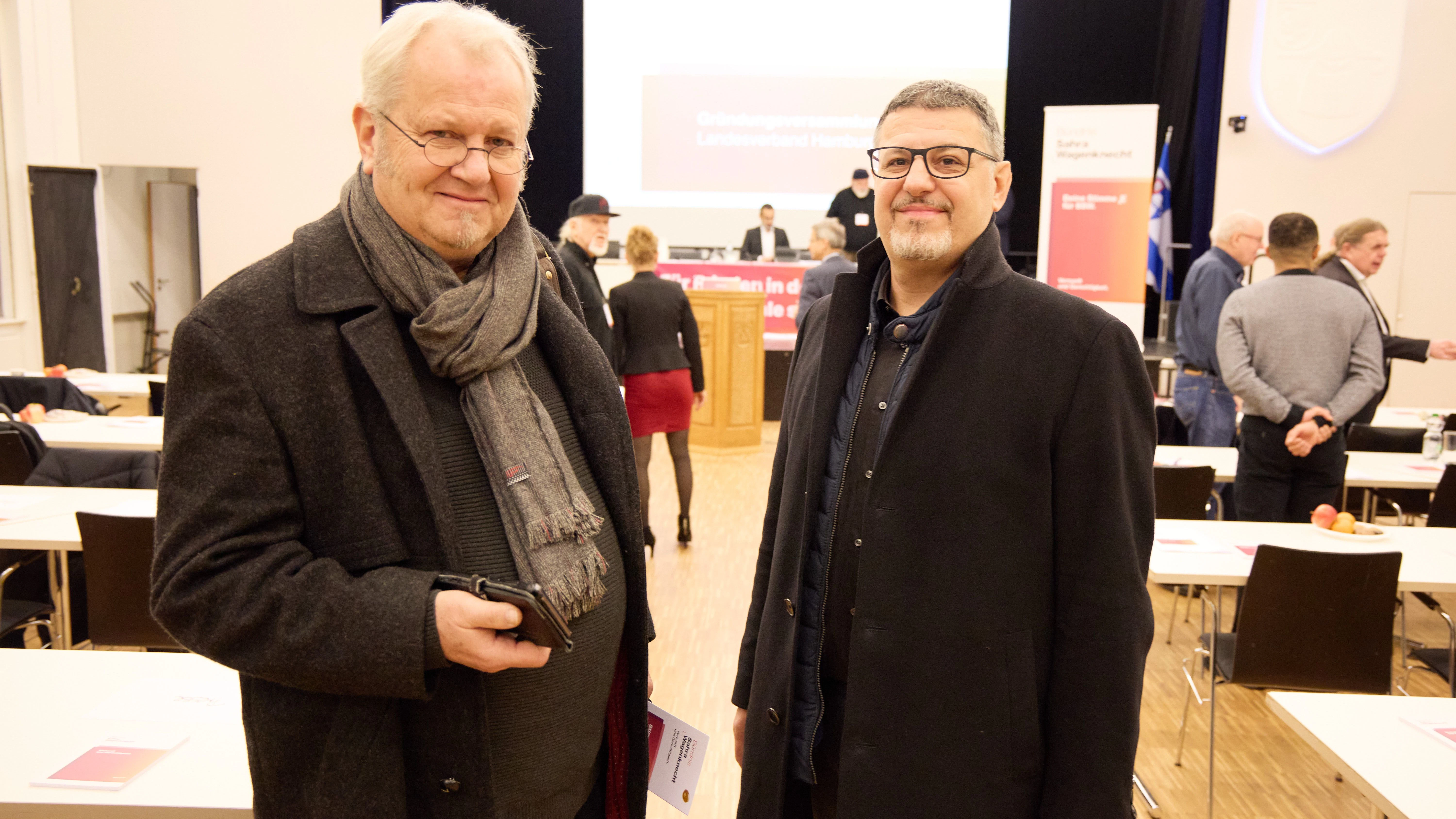 Norbert Weber (l.) und Dejan Lazic wollen den Rausschmiss nicht hinnehmen.