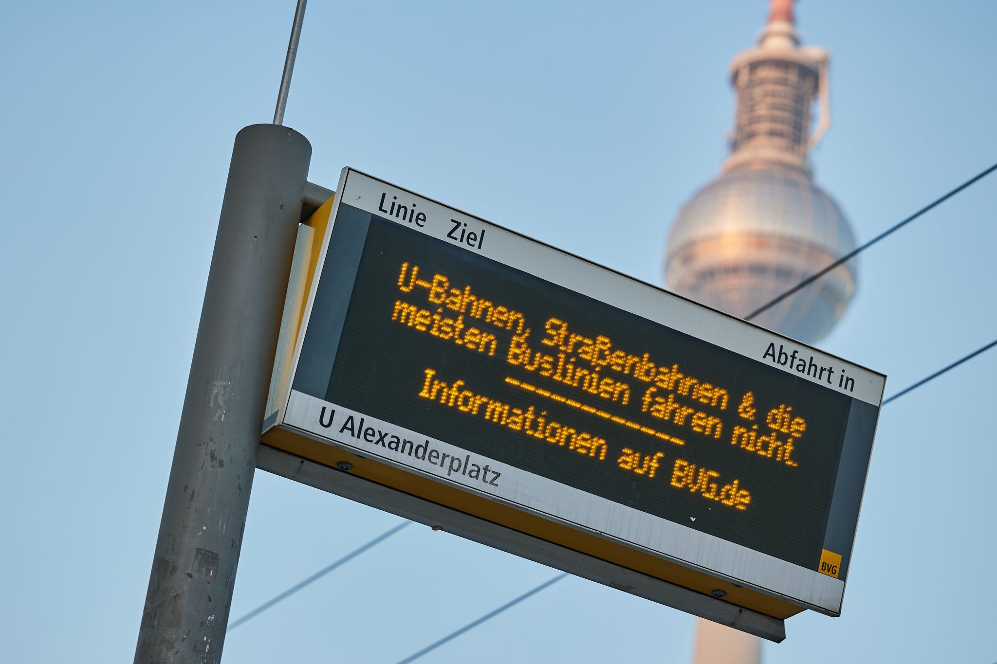 Stillstand bei Bus und Bahn? Nächste Woche droht Streik bei der BVG
